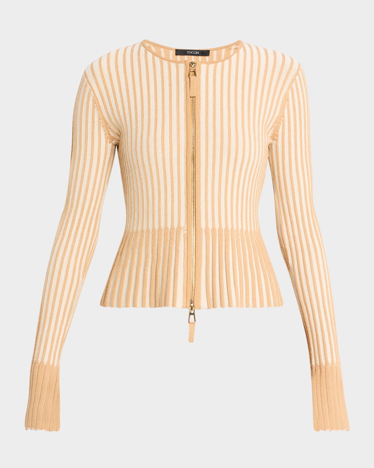 Priscilla Zip-Front Cardigan