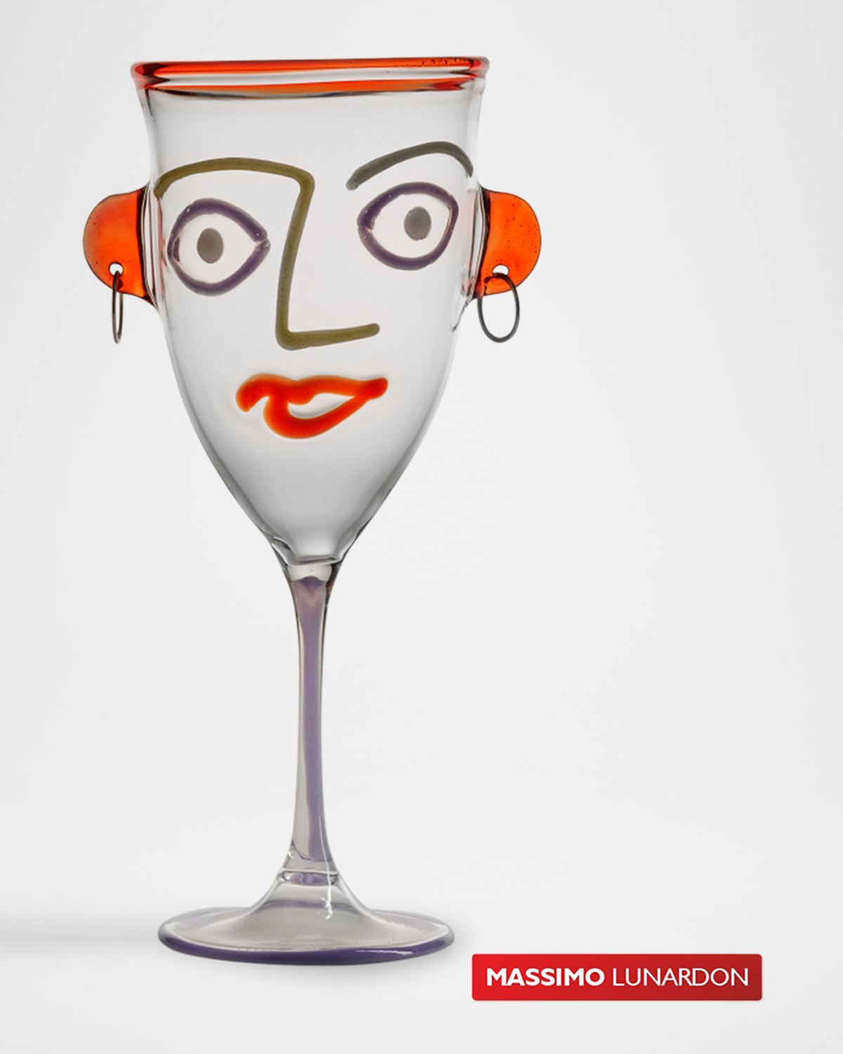 Massimo Lunardon Piercing Wine Glass, 11 Oz. In Multi