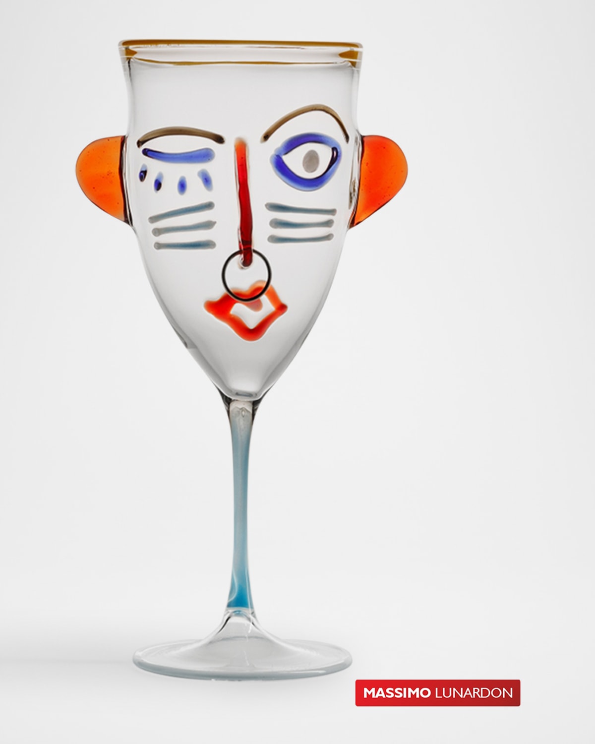 Massimo Lunardon Piercing Wine Glass, 11 Oz. In Multi
