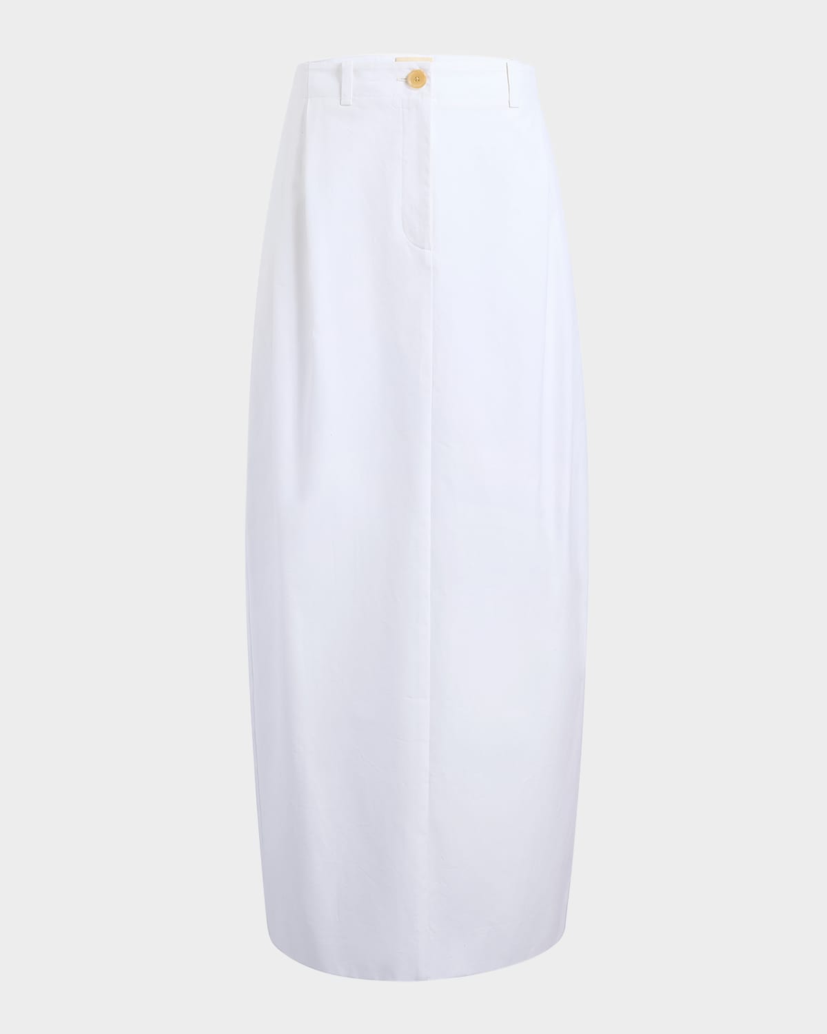 Khaite Lucian Cotton Poplin Maxi Skirt