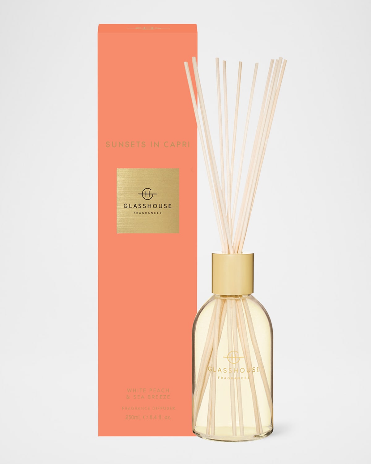 Glasshouse Fragrances Sunsets In Capri Fragrance Diffuser, 8.4 Oz.