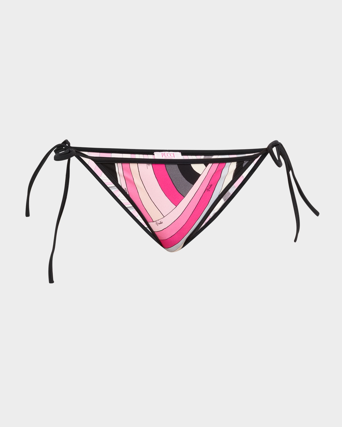 Iride-Print Triangle Bikini Bottoms