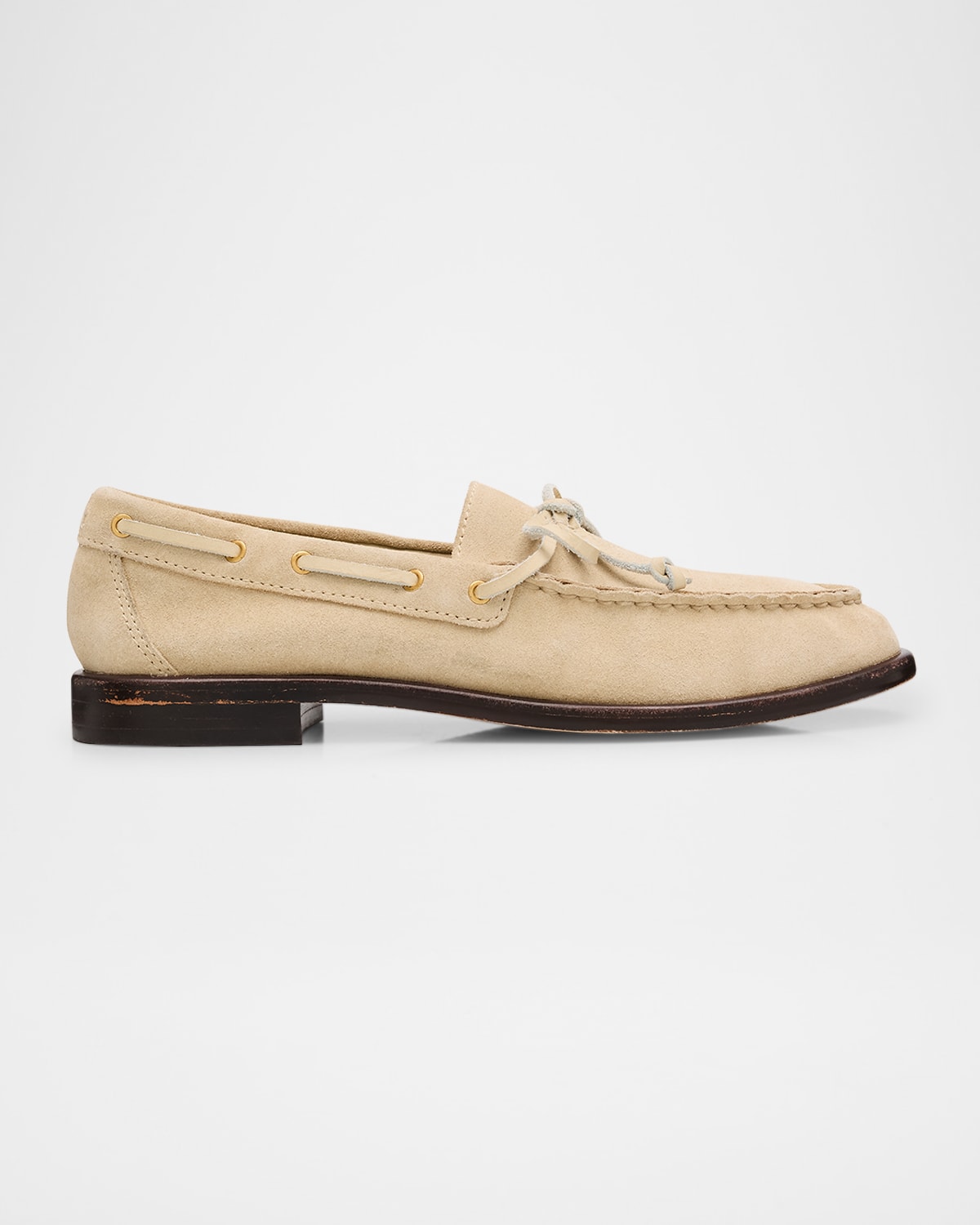Rag & Bone Carter Suede Boat Loafers In Mcdamiasd