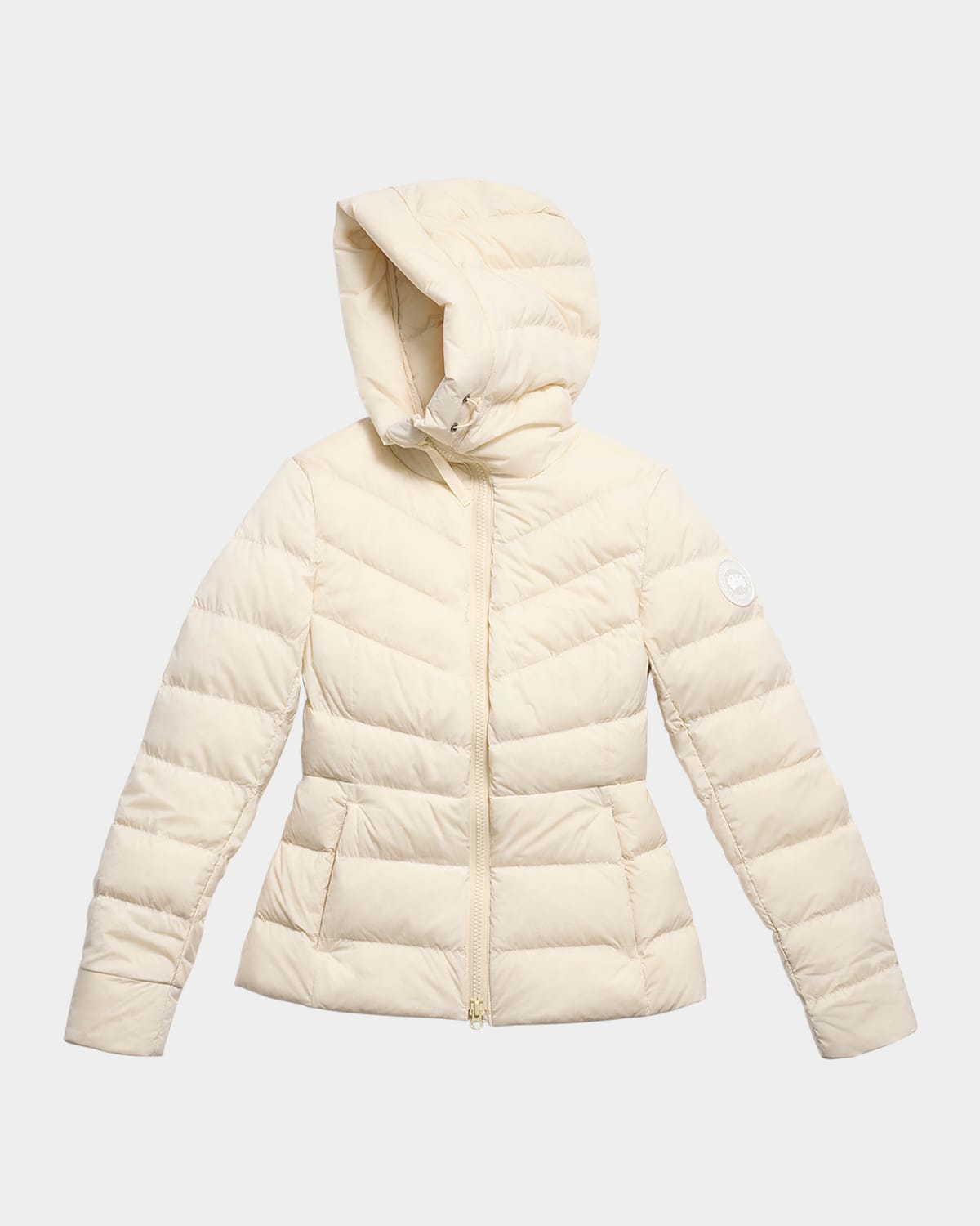 CANADA GOOSE CLAIR HOODED DOWN PUFFER JACKET 