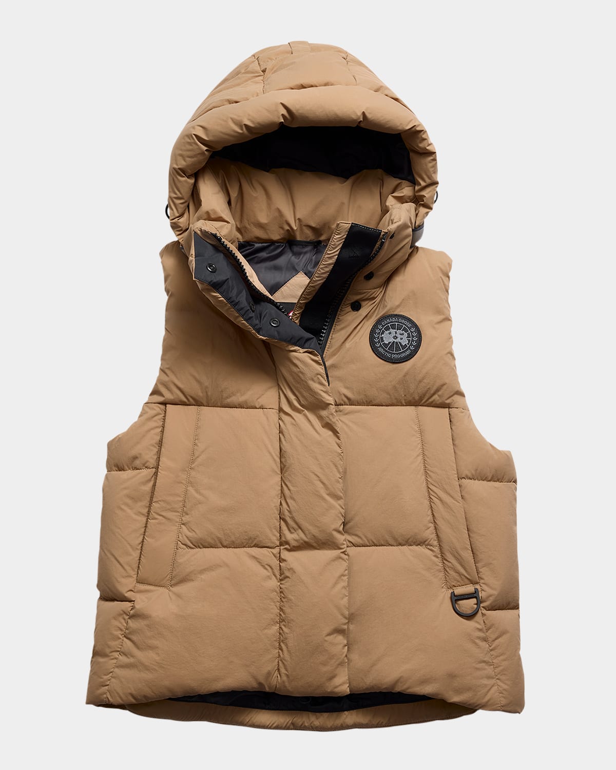 Canada Goose Junction Down Puffer Vest In Desert Sand