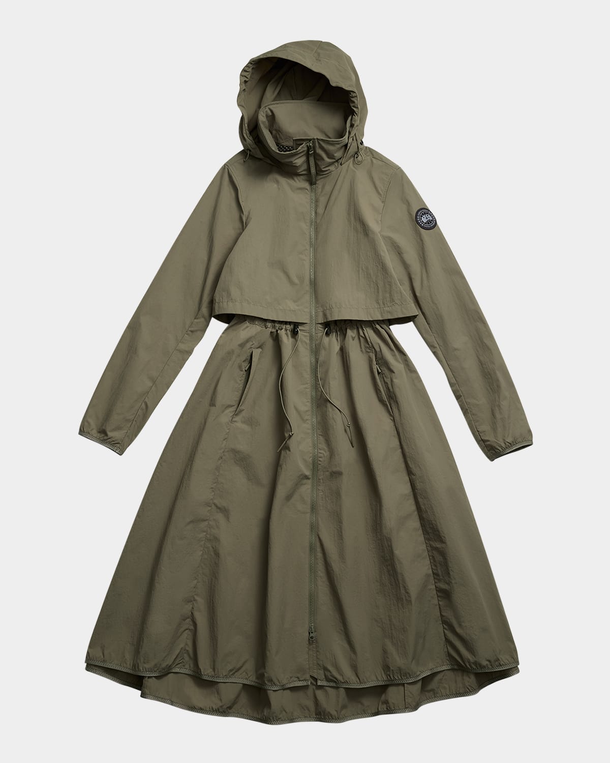 Shop Canada Goose Sinclair Long Coat In Smokey Sage