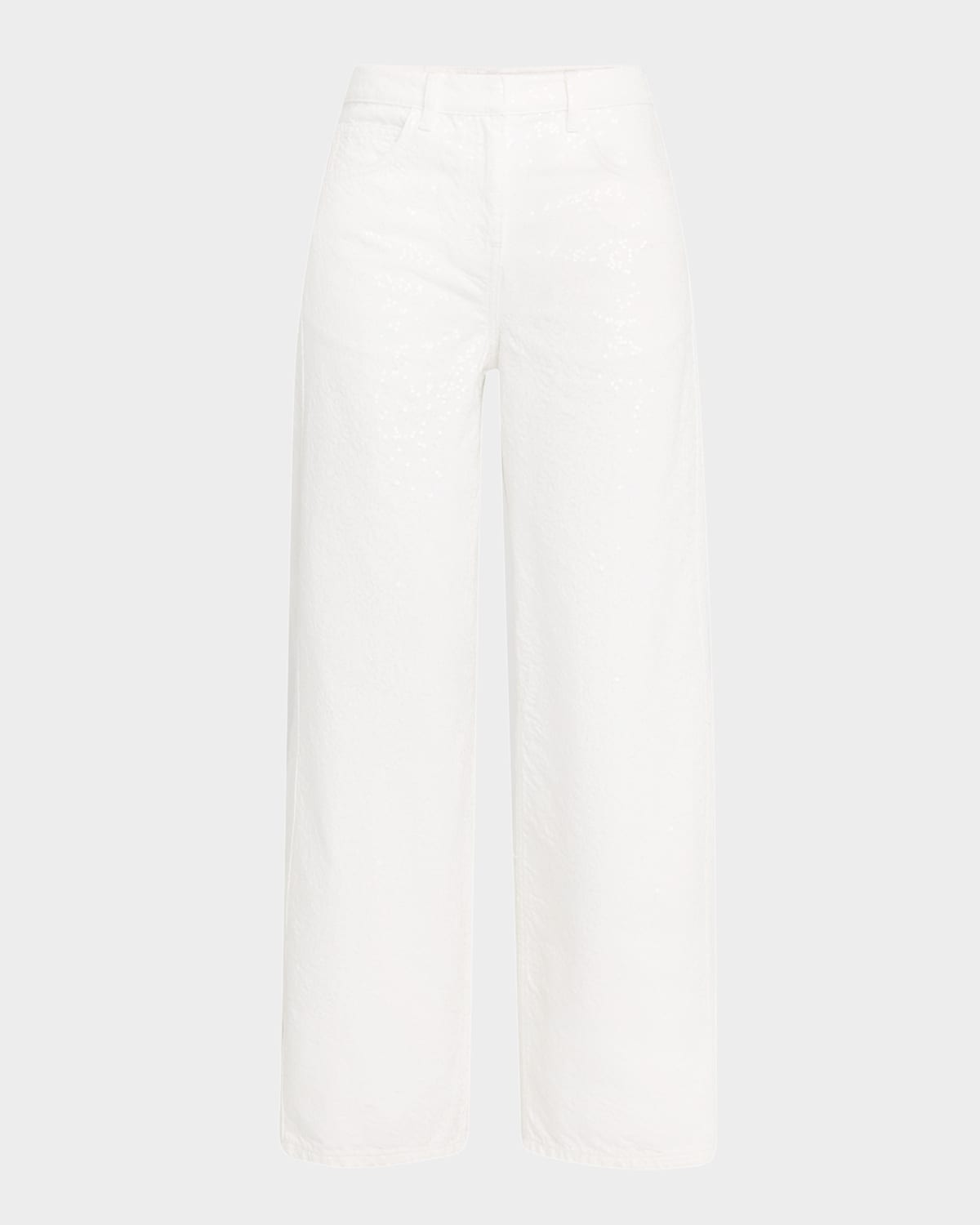 Mana Sequined Wide-Leg Jeans