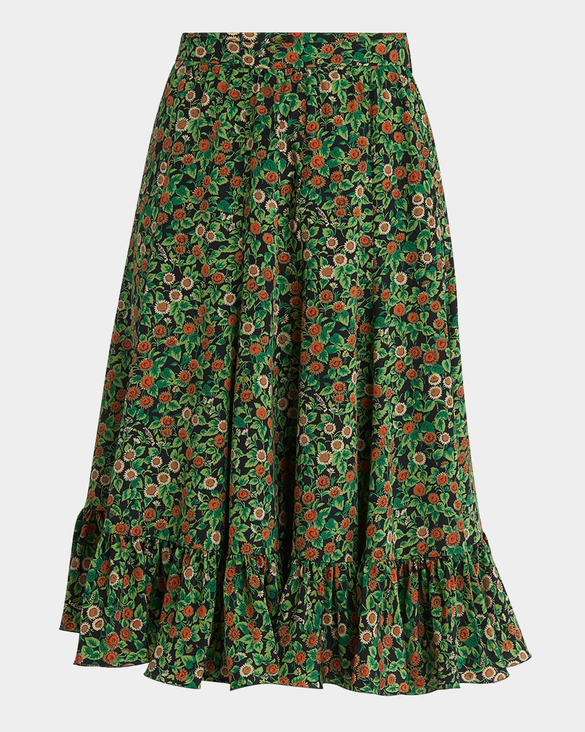 Valentino Petales Damour Margherita Ruffle Skirt