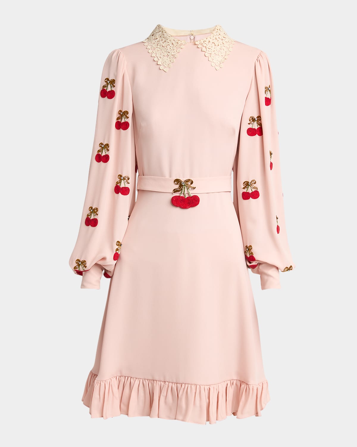 Valentino Dress - Embroidered | Emb 7b3vafq11mh Det In Pink