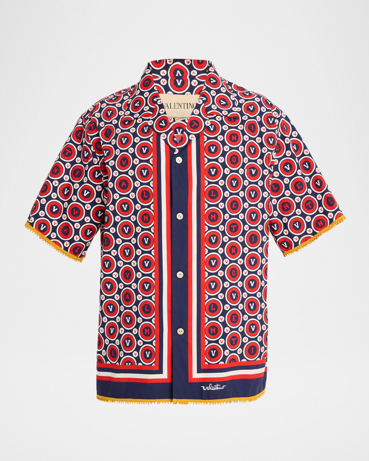 Men's Bulles Royales Cotton Poplin Bowling Shirt