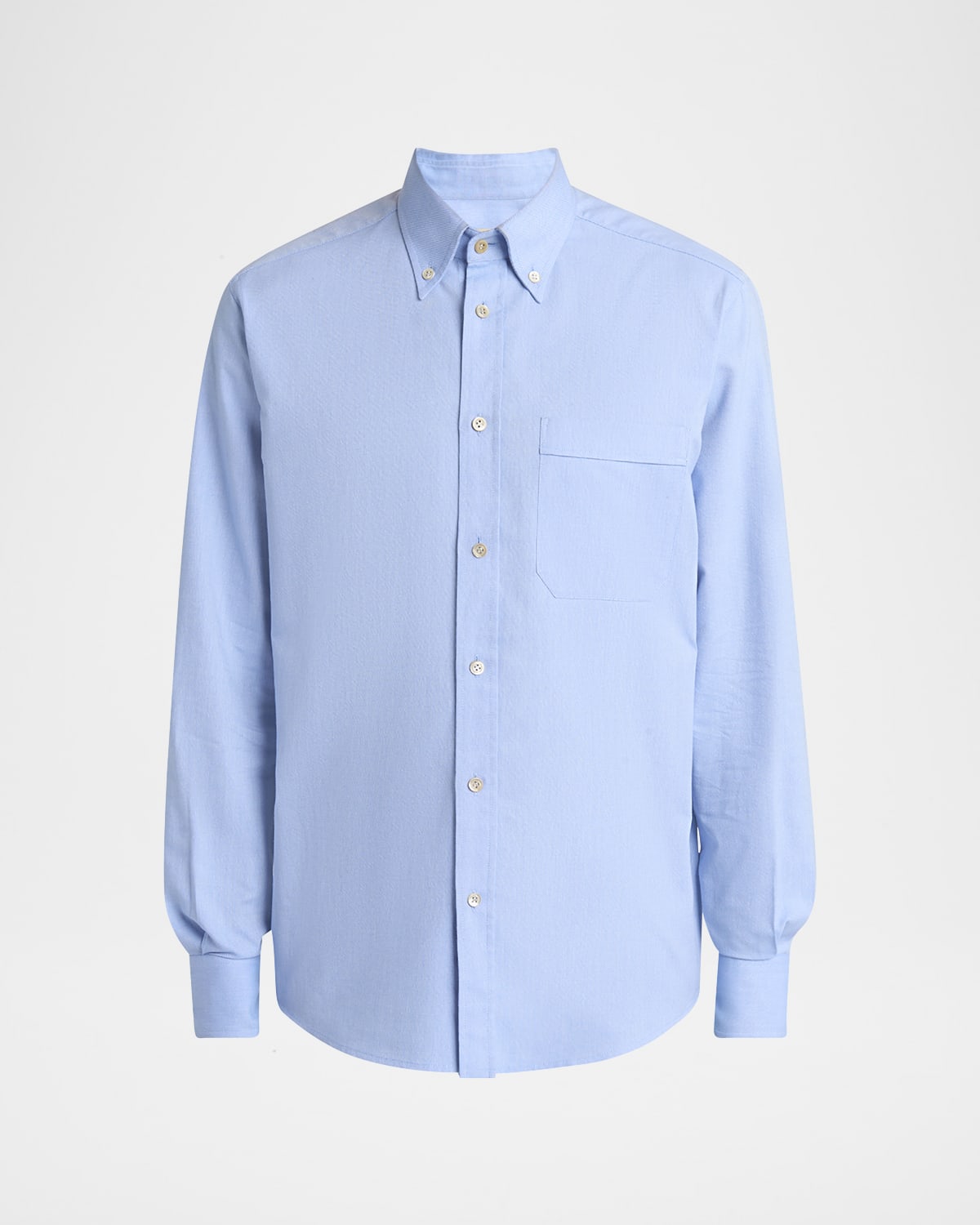 Valentino Men's Oxford Button-collar Dress Shirt