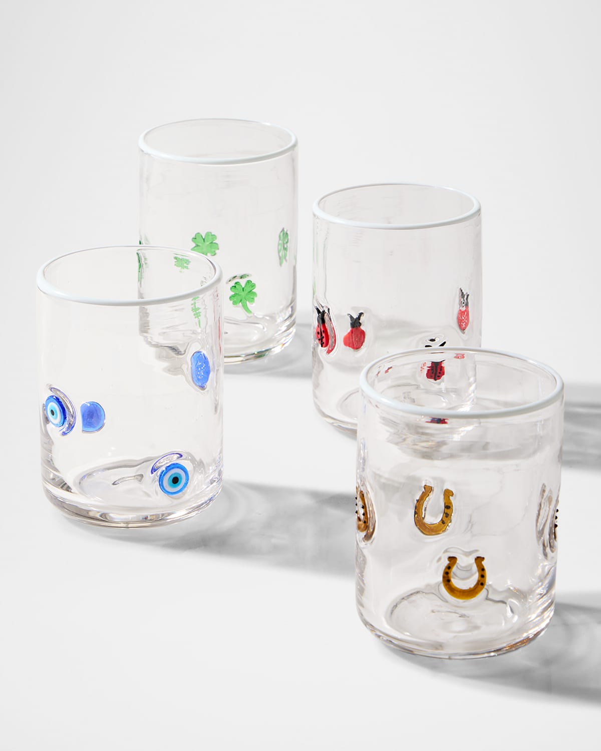 Neiman Marcus Lucky Charms 20 Oz. Tumblers, Set Of 4