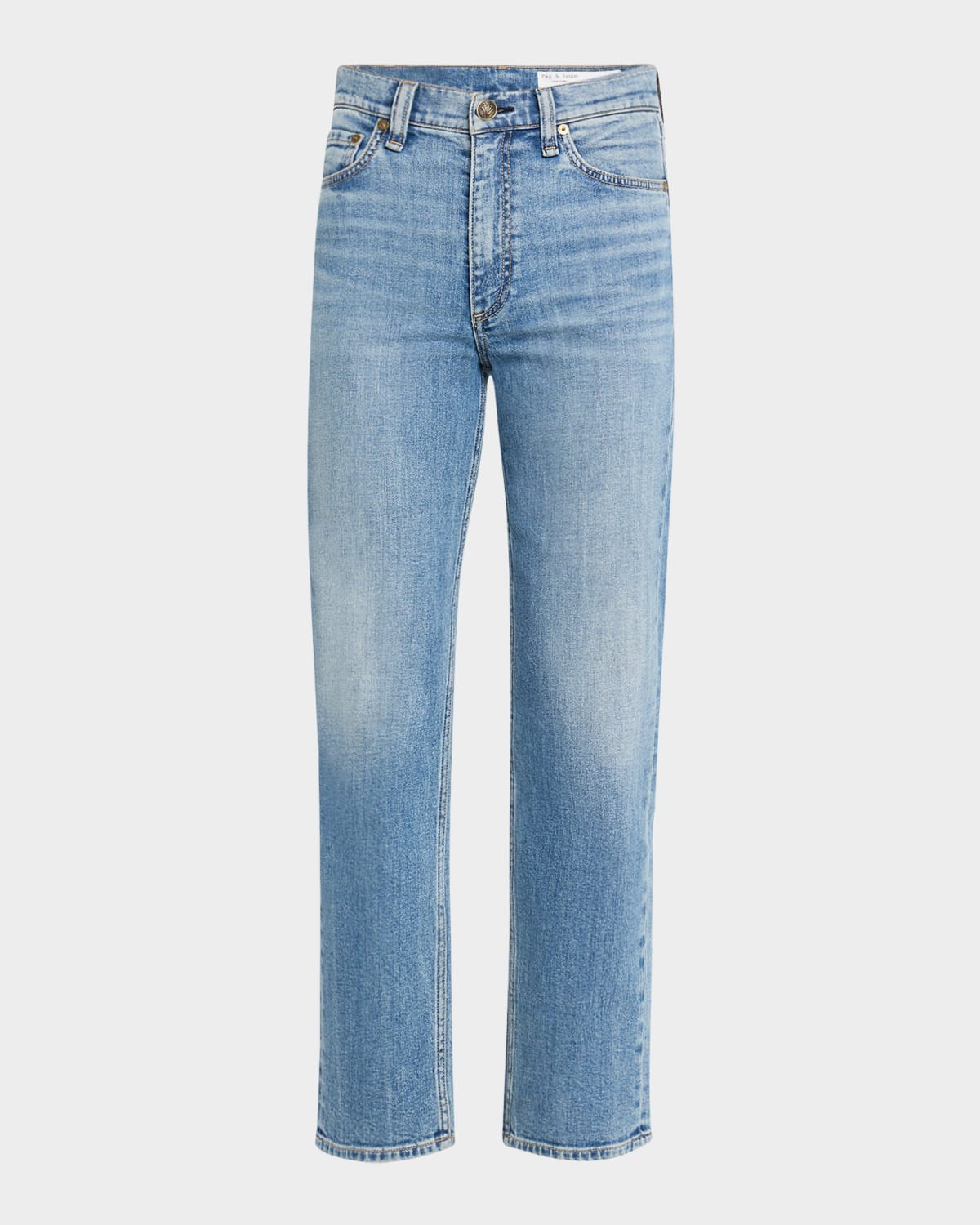 Rag & Bone Logan Womens High Rise Cropped Ankle Jeans In Orian