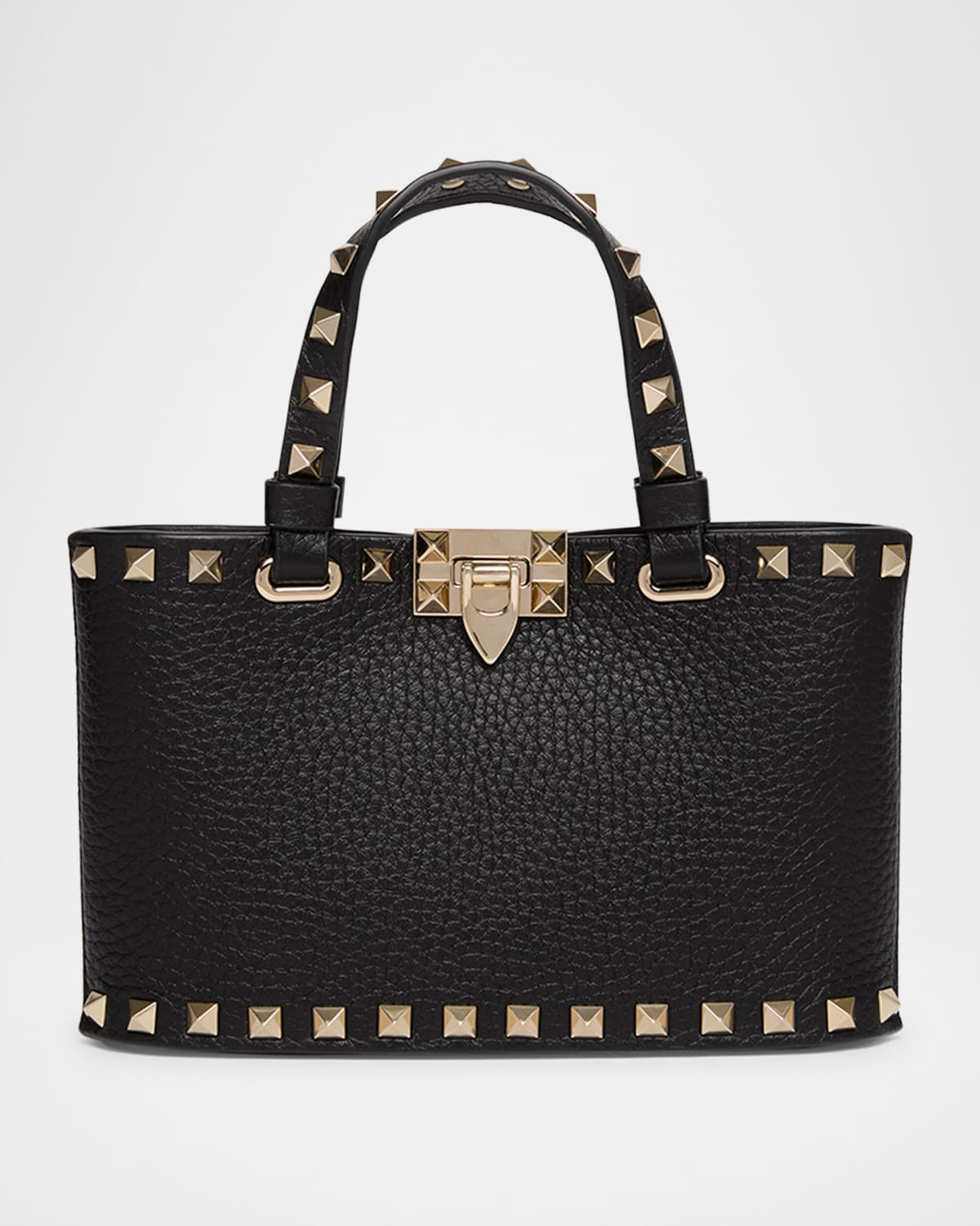 Valentino Mini Rockstud Leather Tote Bag
