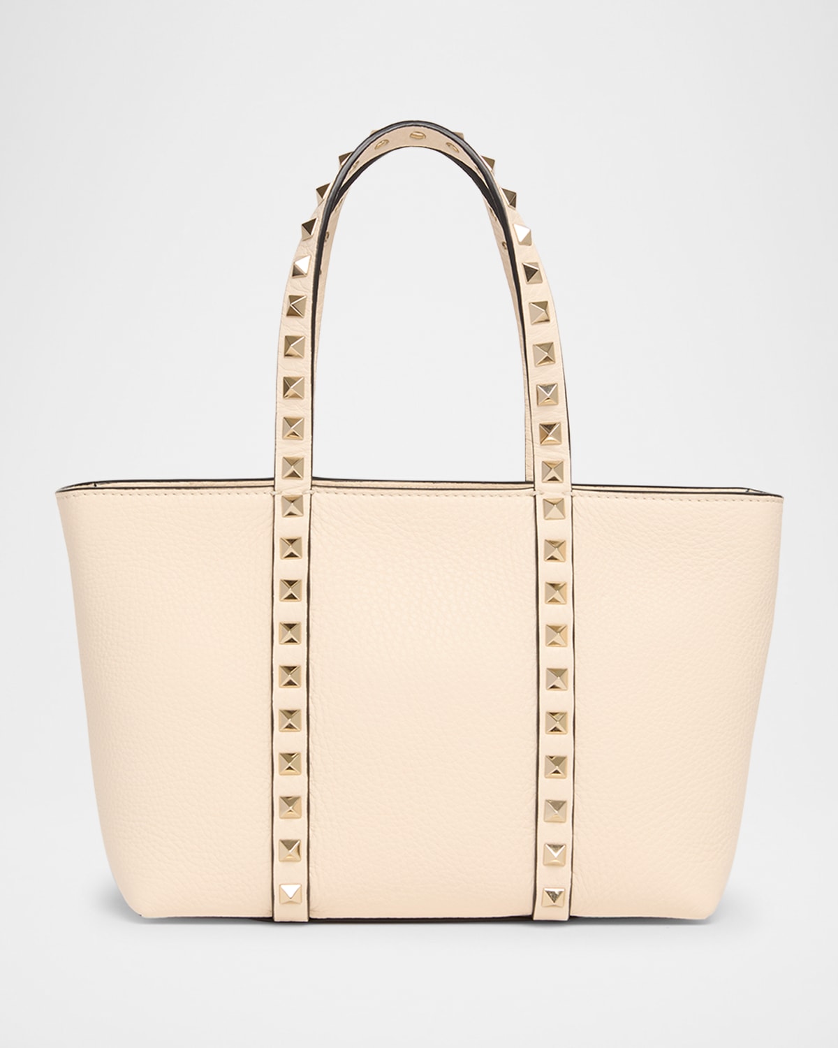 Valentino Mini Rockstud Leather Tote Bag
