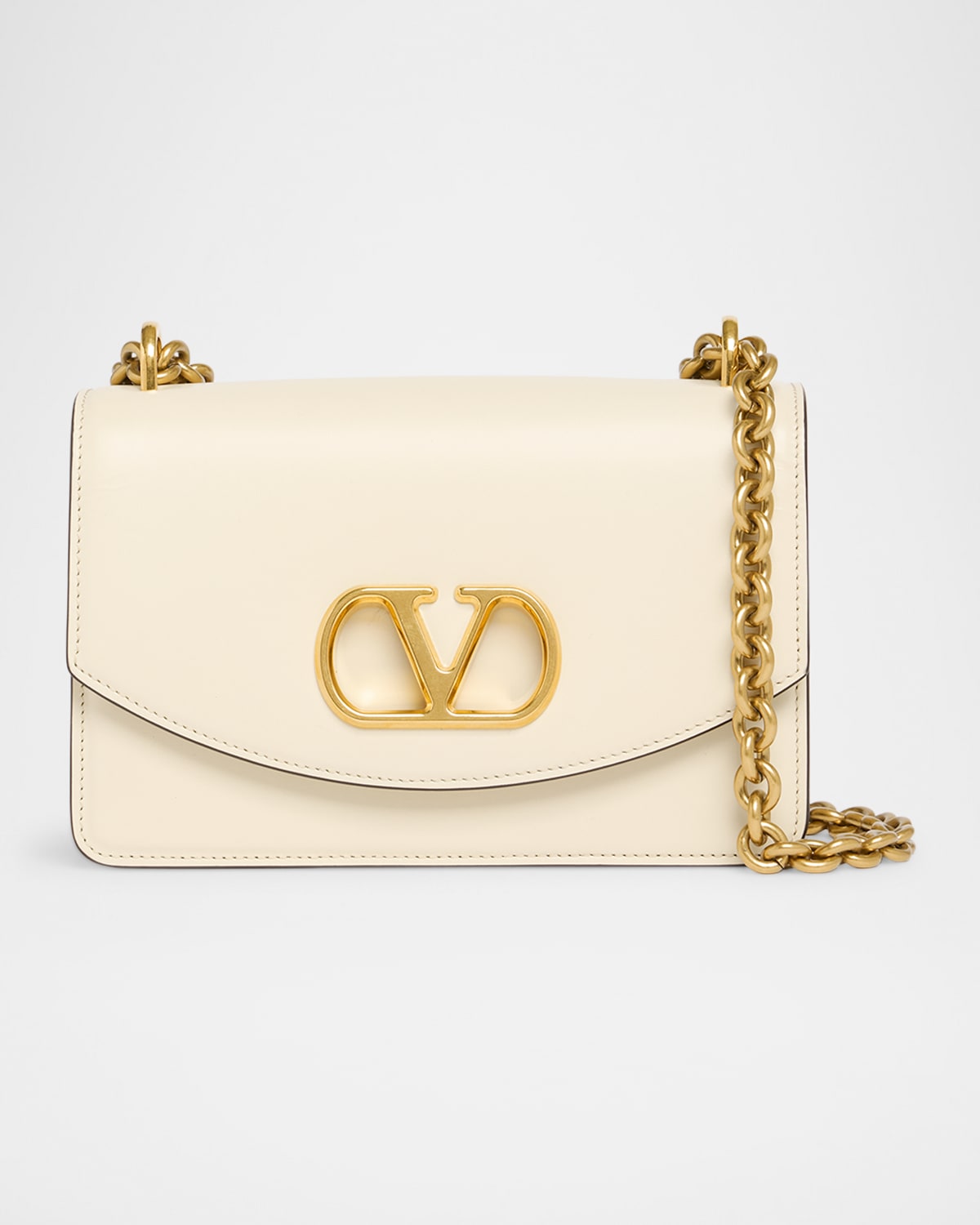 Valentino Garavani Vain Small Vlogo Leather Shoulder Bag