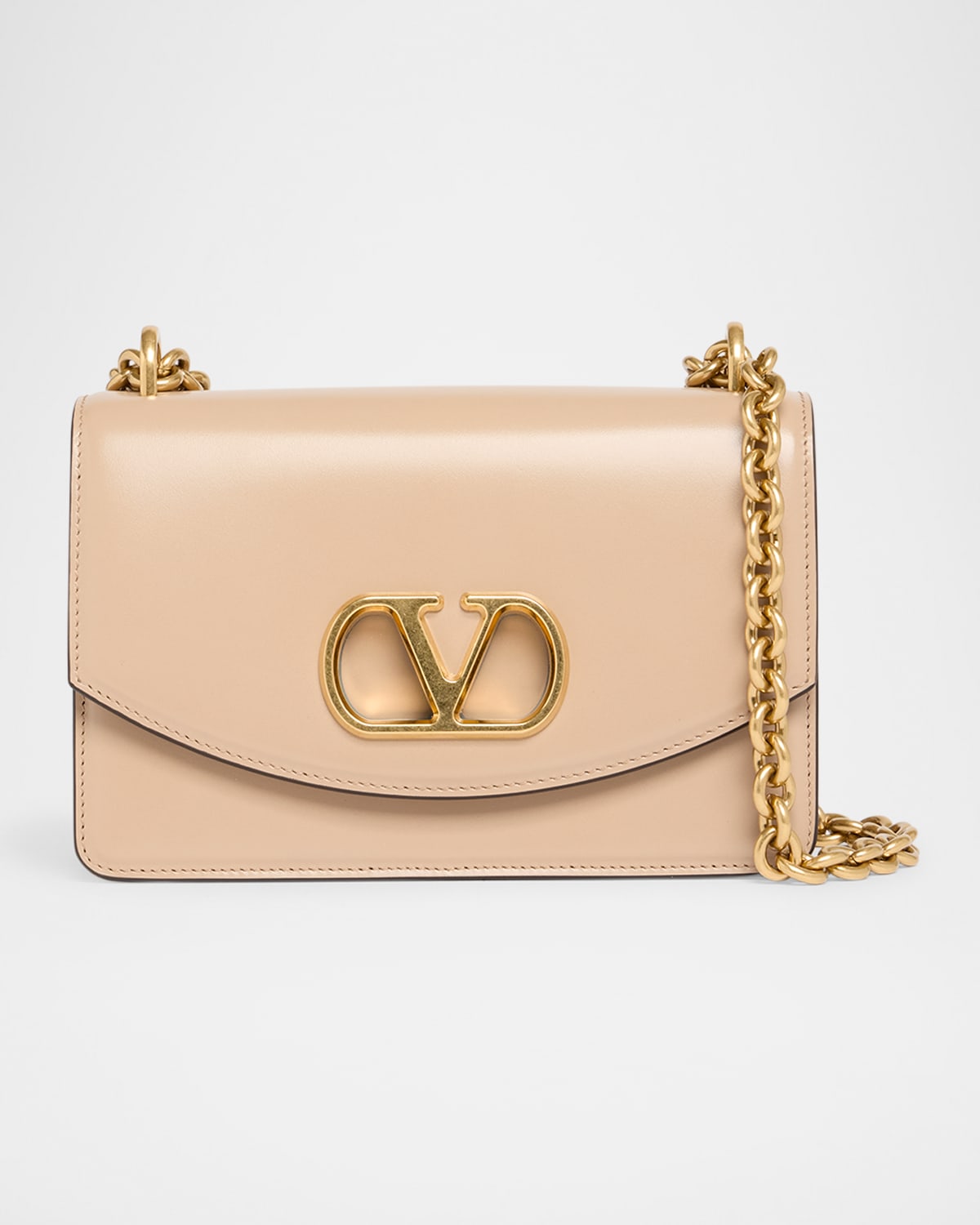 Valentino Garavani Vain Small Vlogo Leather Shoulder Bag