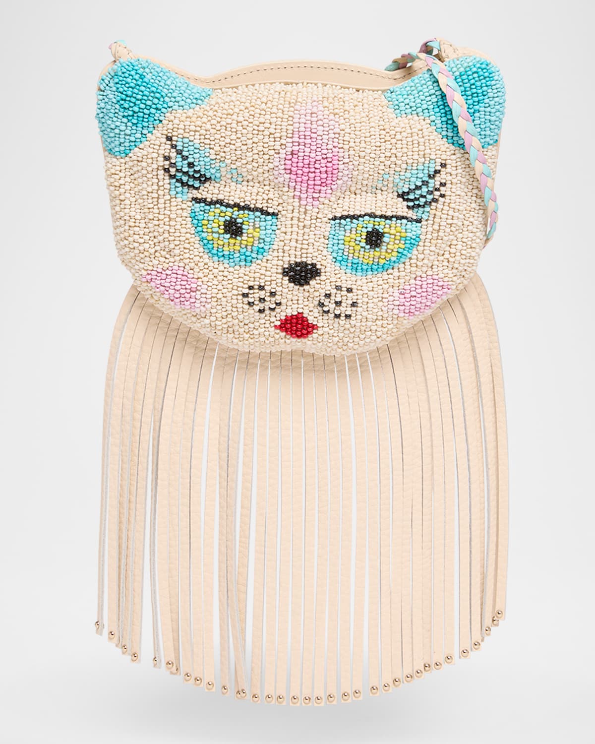 Valentino Garavani Le Chat De La Maison Beaded Clutch Bag
