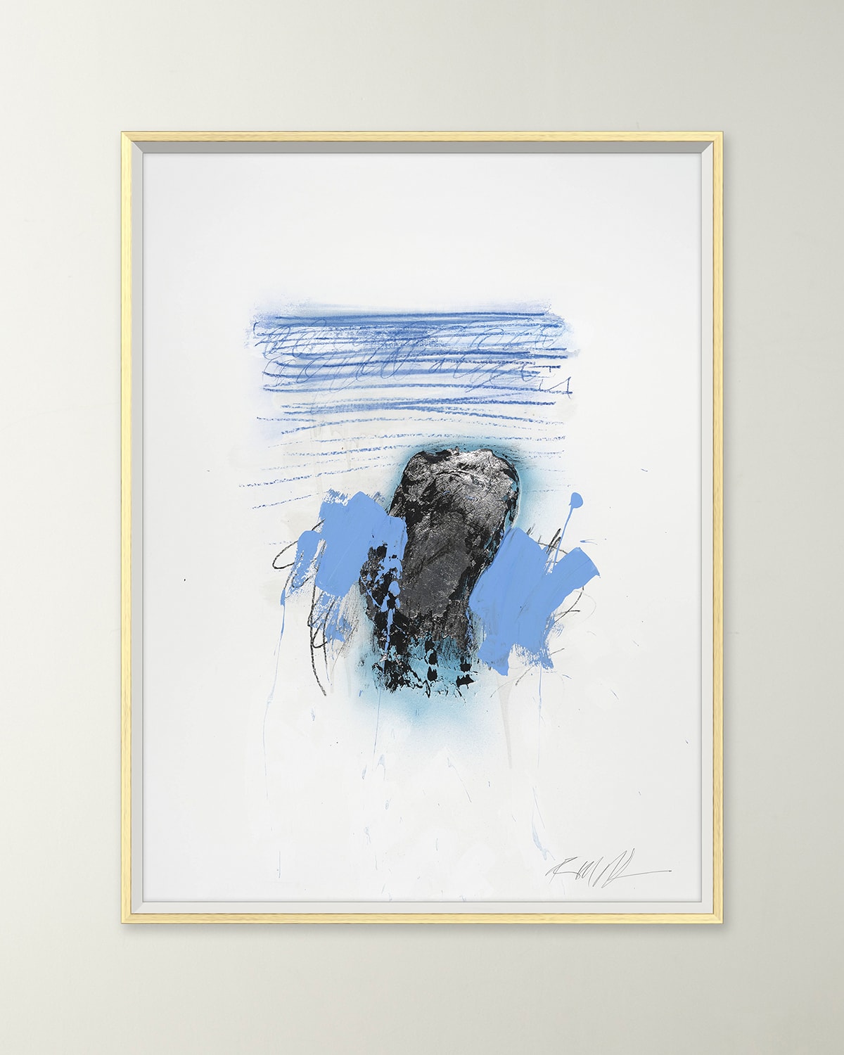 RFA FINE ART BLUE LINES 1 GICLEE ON FINE ART PAPER BY ROBERT ROBINSON 