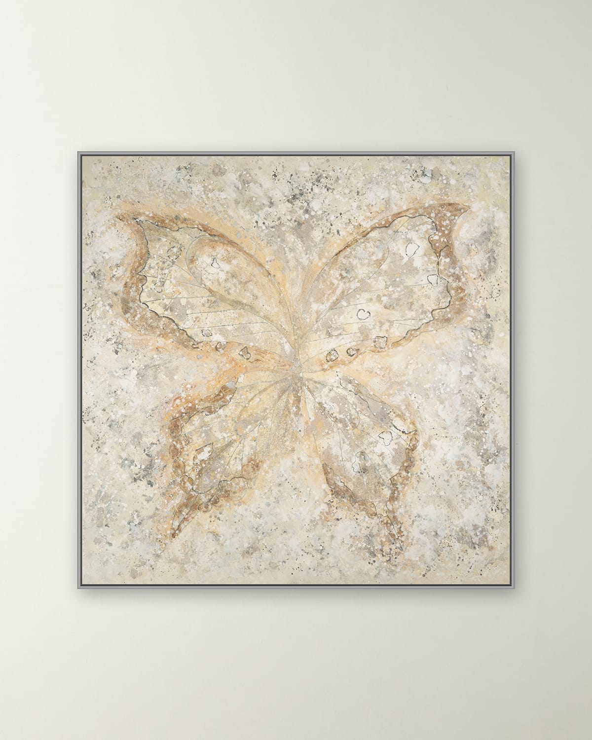 RFA FINE ART GOLD BUTTERFLY HAND-EMBELLISHED GICLEE BY H. SCOTT 