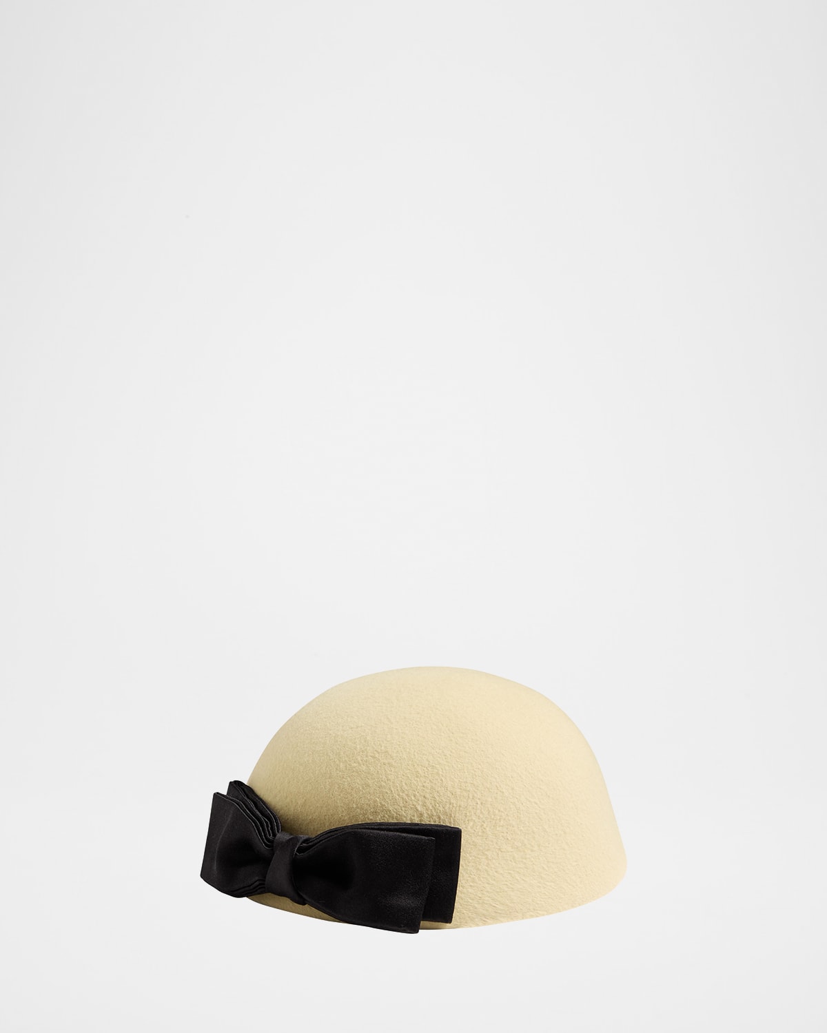 Valentino Garavani Dyed Rabbit Hair Bow Beret