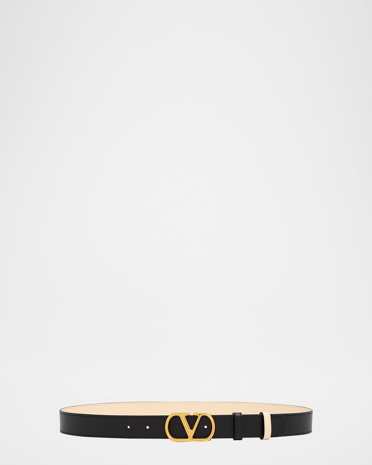 Valentino Vlogo Signature Reversible Leather Belt, 30mm