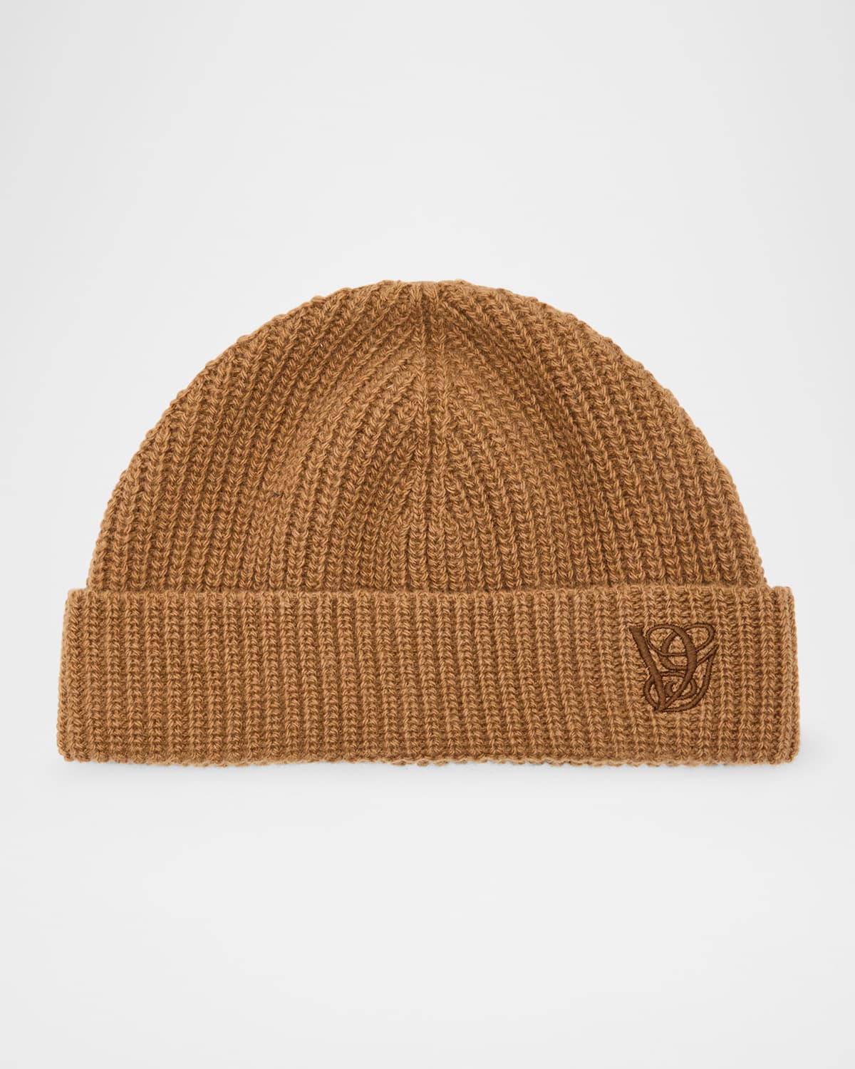 Valentino Garavani Vg Embroidered Wool Knit Beanie