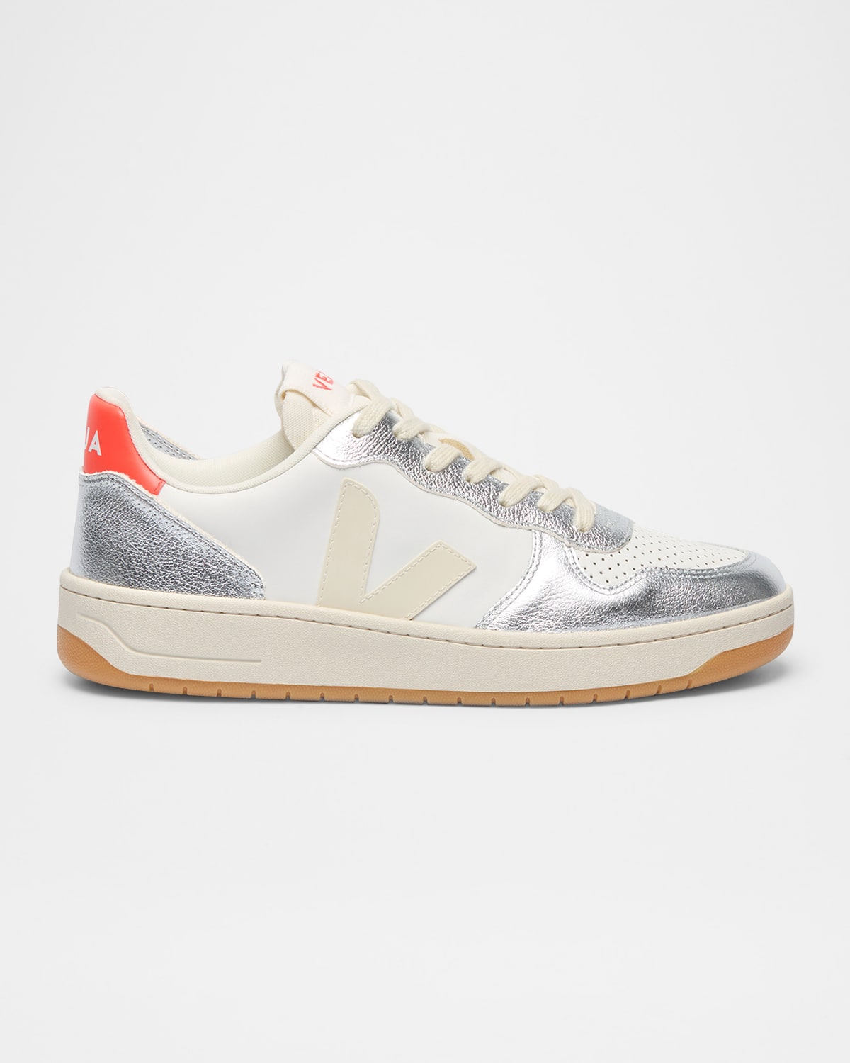 V-10 Low-Top Leather Sneakers