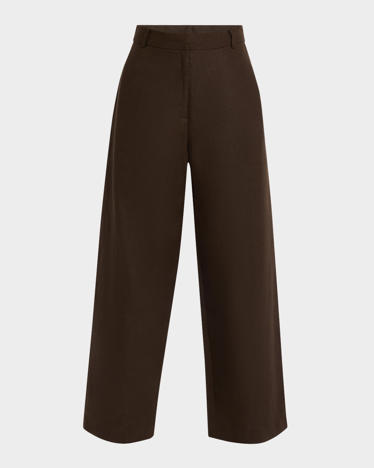 Stevie Straight Linen Trousers