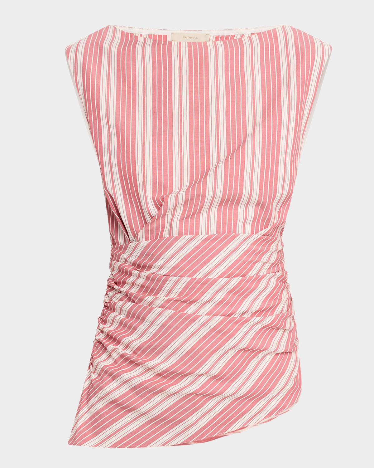 Reign Striped Boat-Neck Top