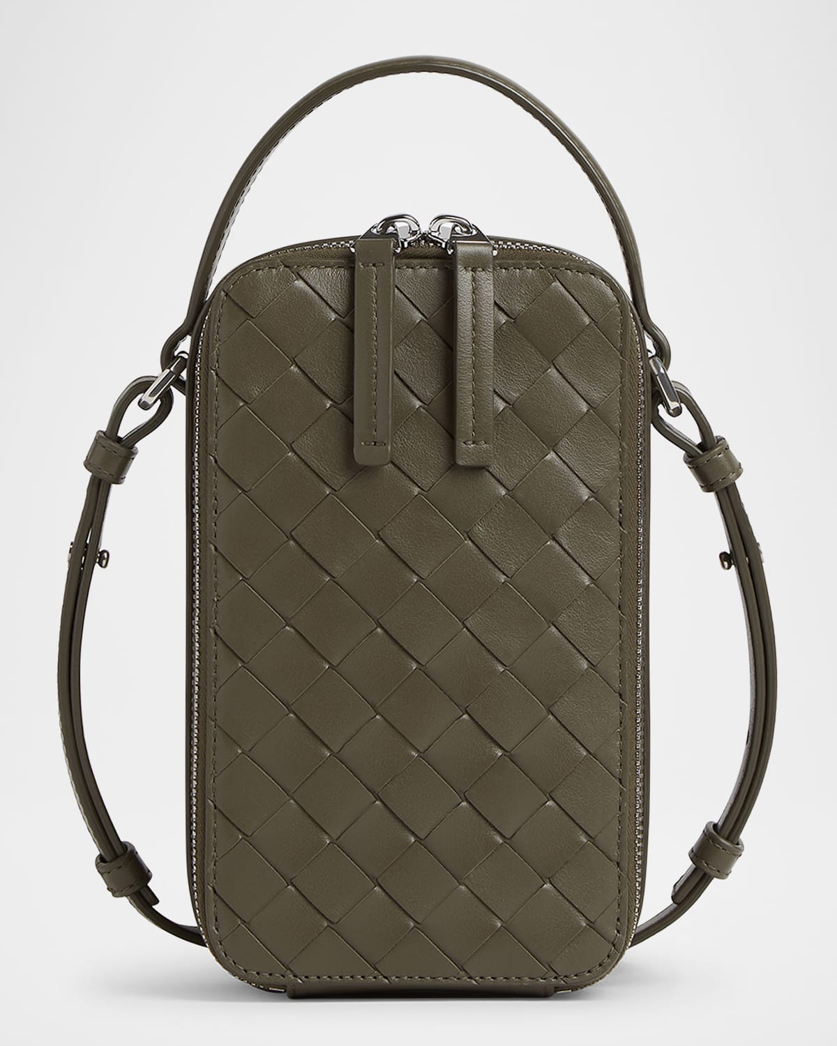 Men's Getaway Leather Crossbody Phone Pouch
