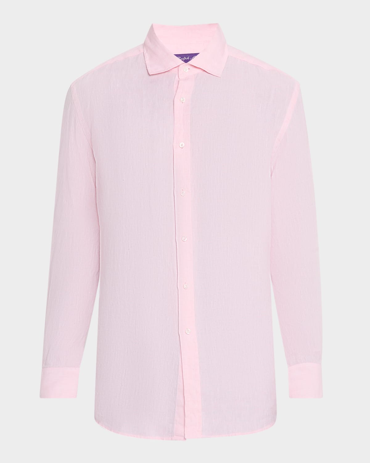 Ralph Lauren Purple Label Men's Basketweave Linen Sport Shirt