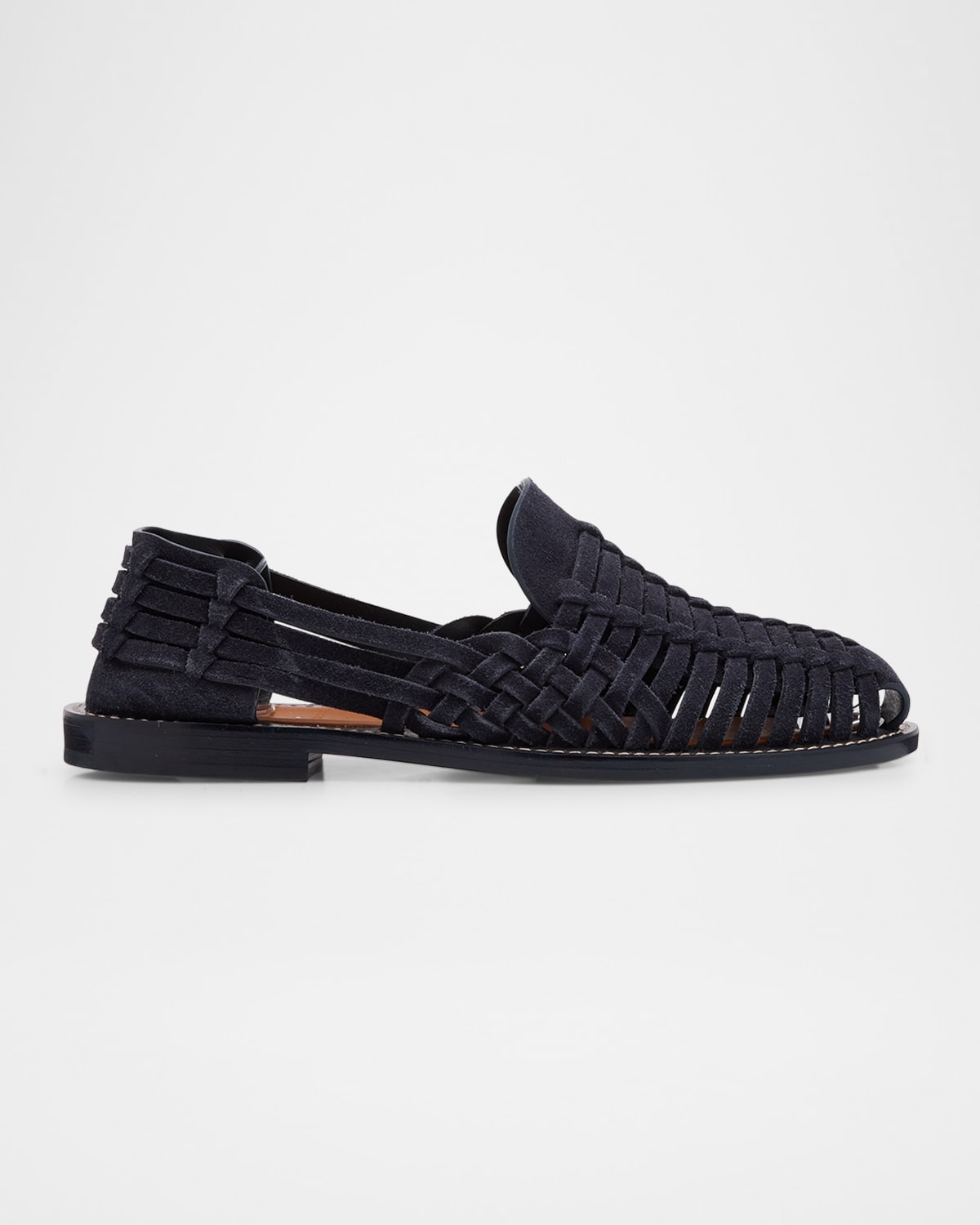 Men's Woven Suede Sandals