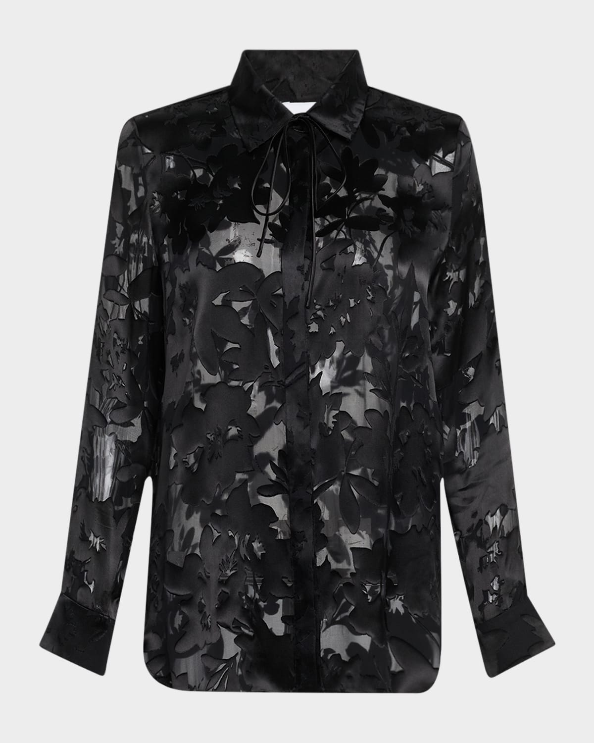 Adam Lippes Mathias Button Down Devore Shirt