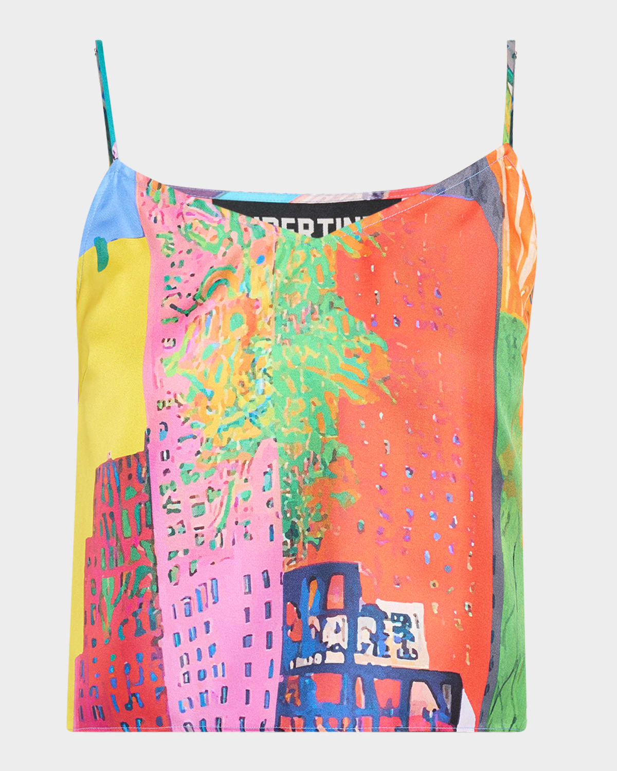 NYC Printed Silk Camisole