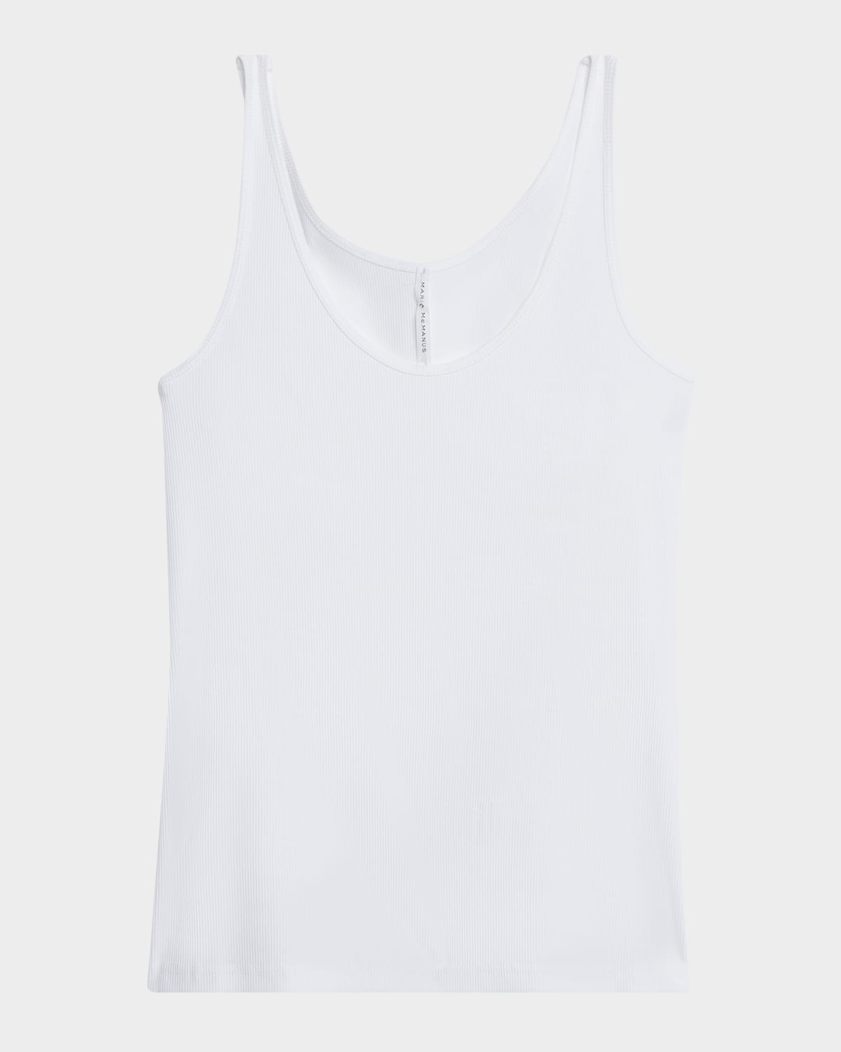 Shop Maria Mcmanus Scoop-neck Ribbed Tank Top