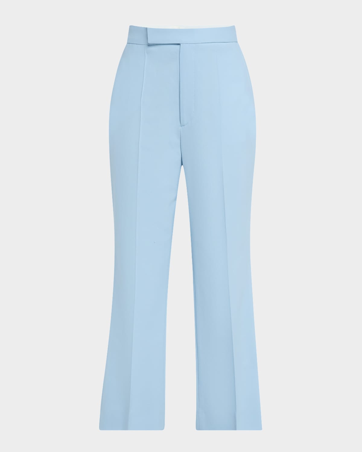 High-Rise Kickflare-Leg Crop Trousers