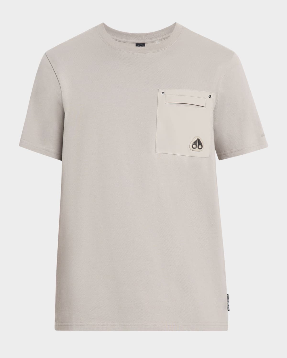 Shop Moose Knuckles Men's Dalon Pocket T-shirt In Dusk