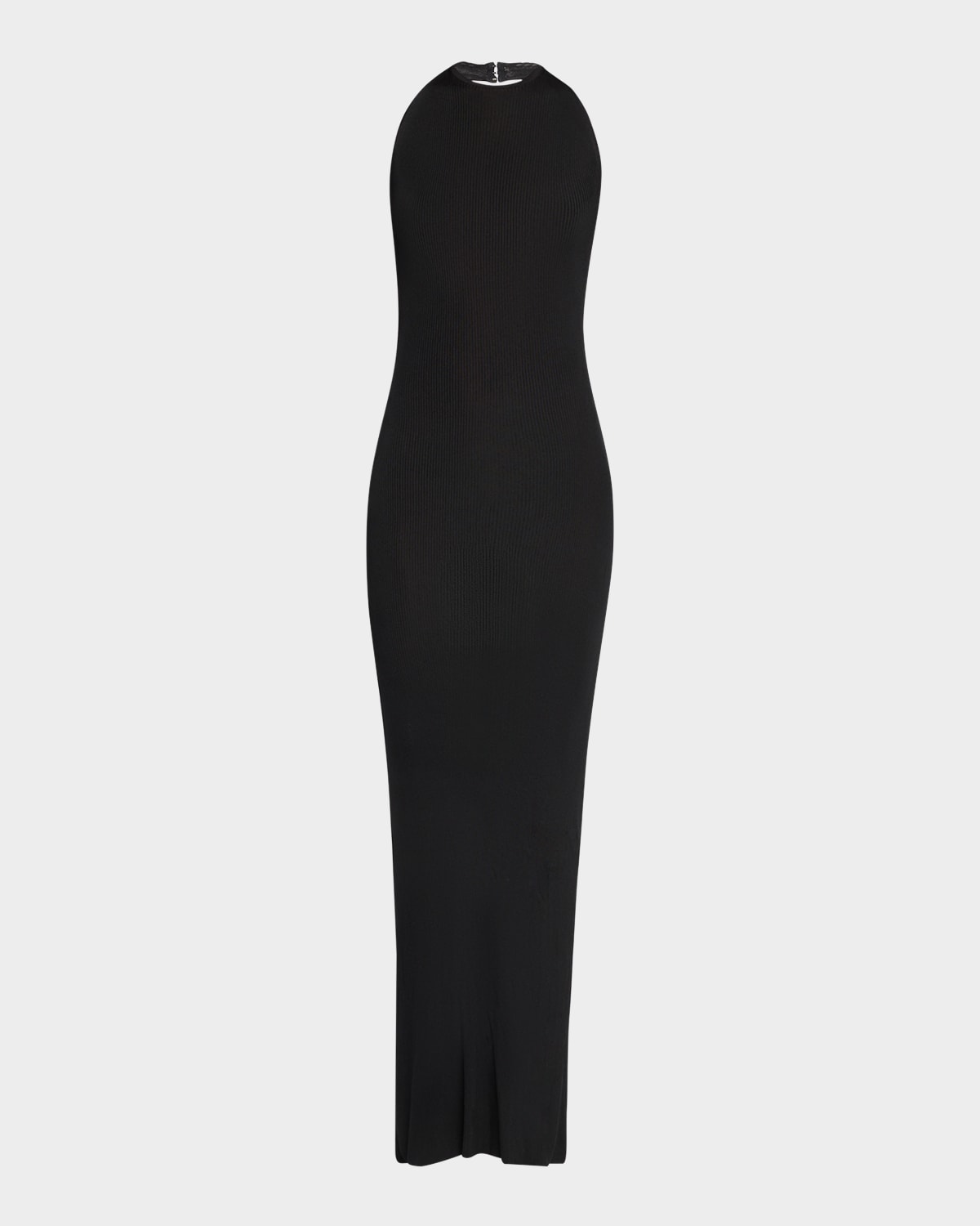Shop Nili Lotan Gertrude Halter Maxi Sweater Dress