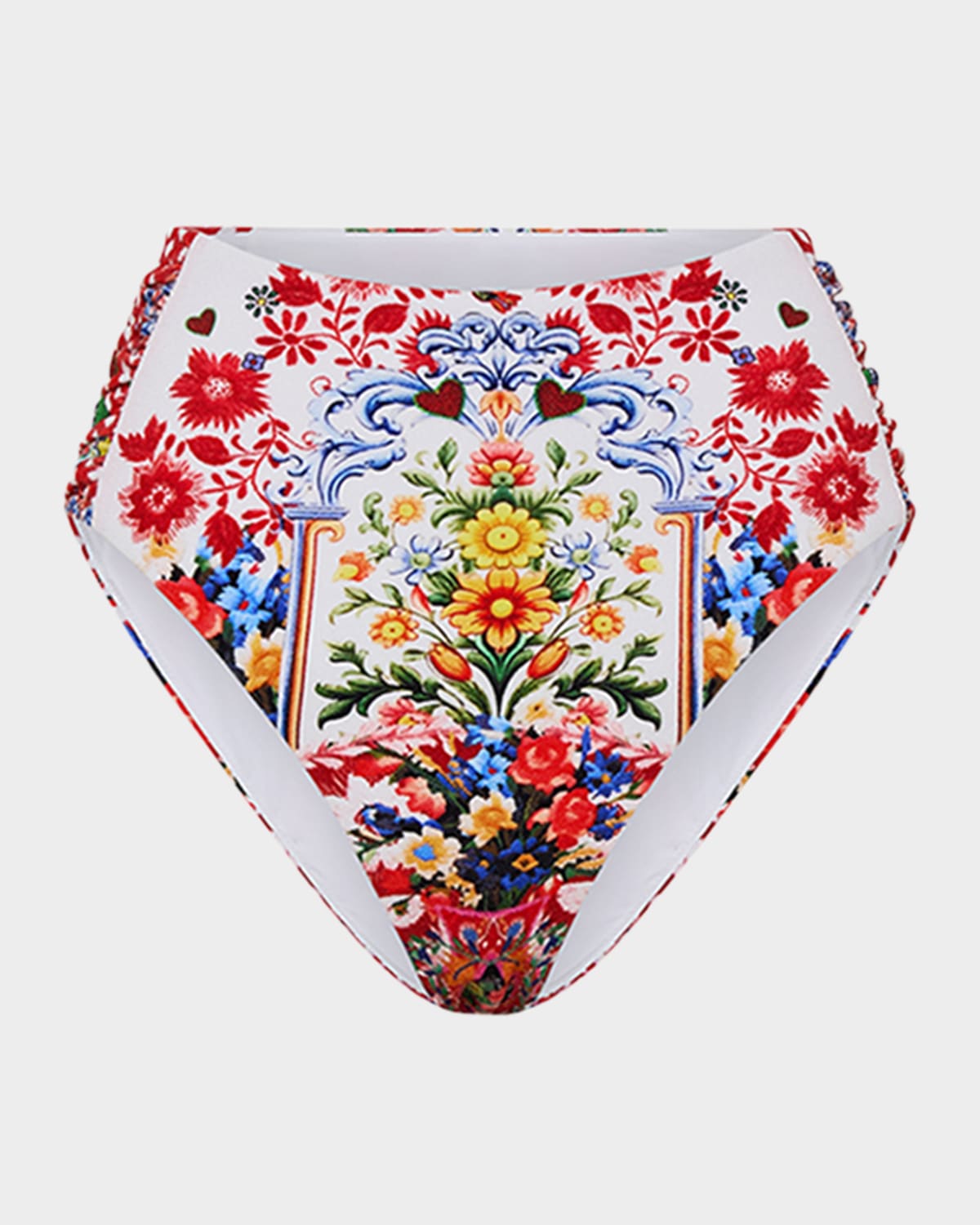 Faith, Luck & Justice Ruched Side Bikini Bottoms