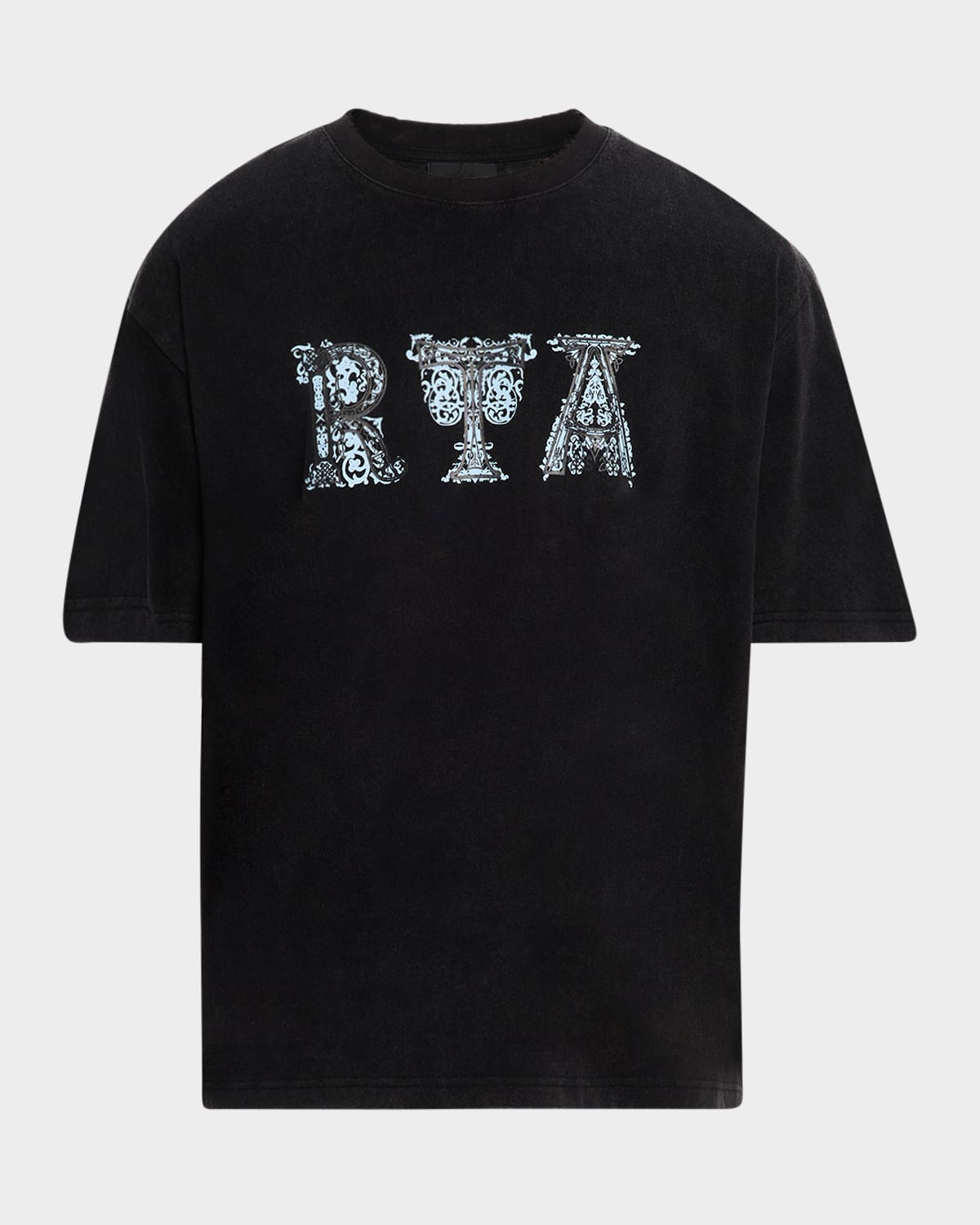 Rta Men's Colin Illuminated Logo T-shirt In Black