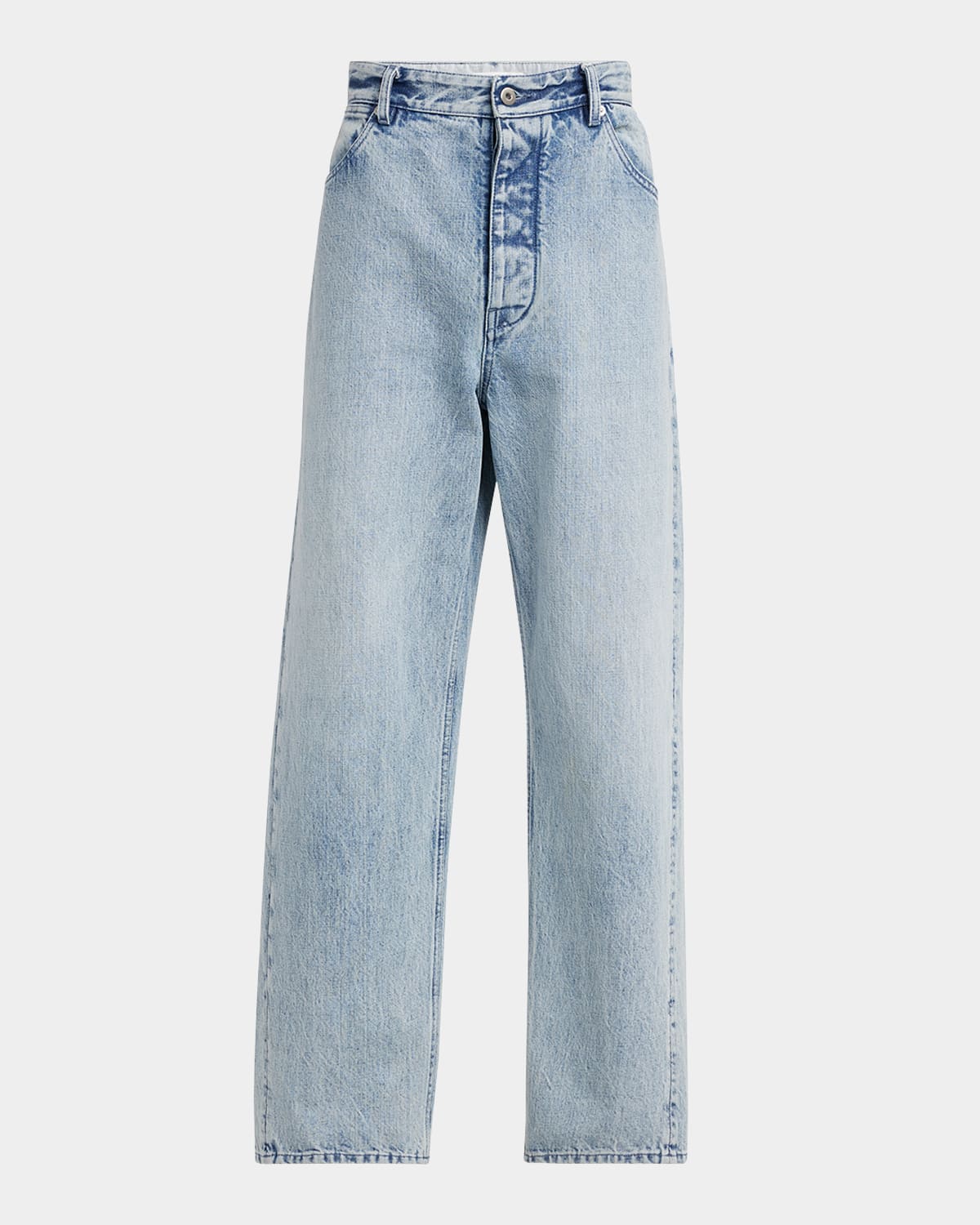 Men's Relaxed-Fit Acid Wash Jeans