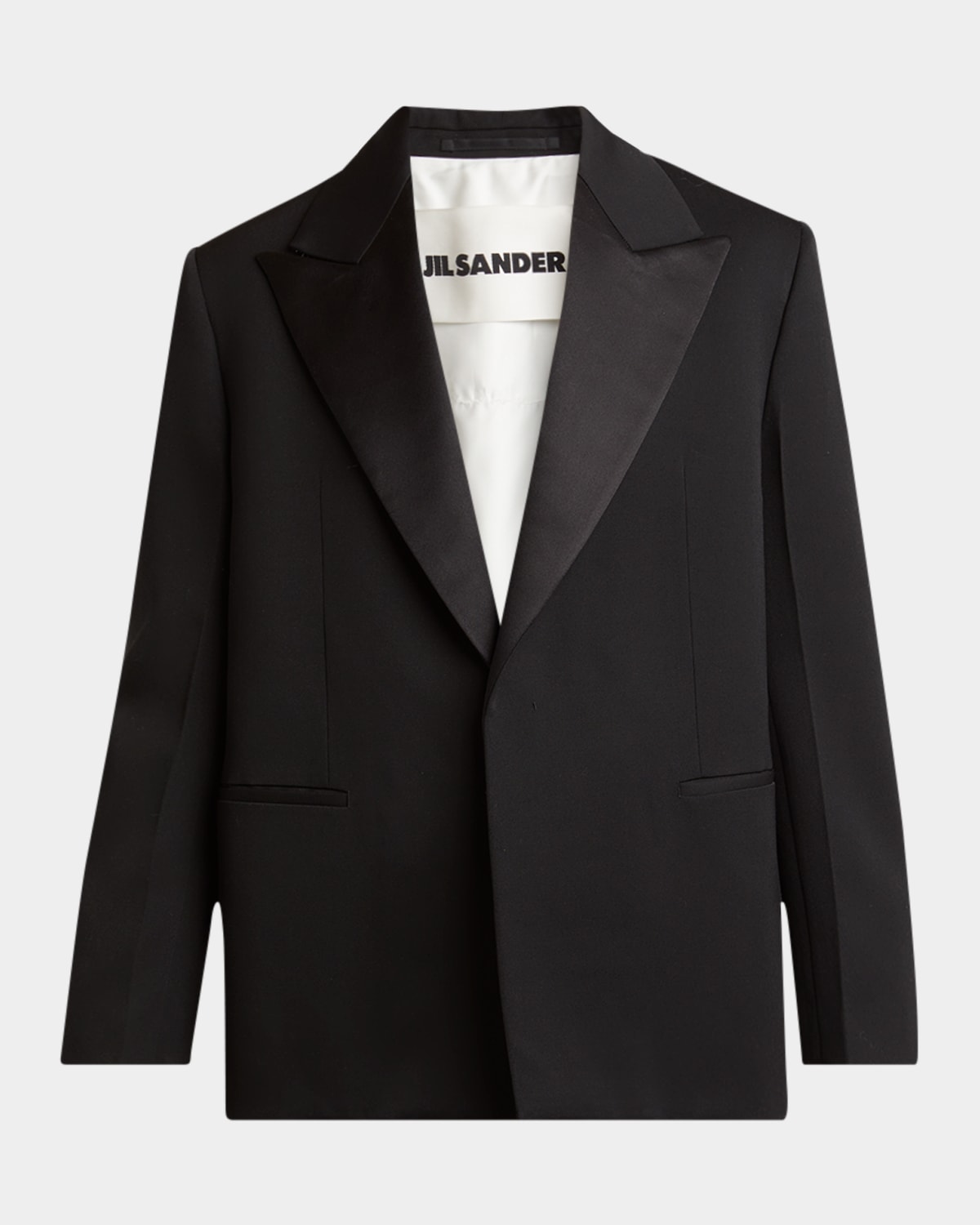 Men's Satin Peak Lapel Evening Jacket