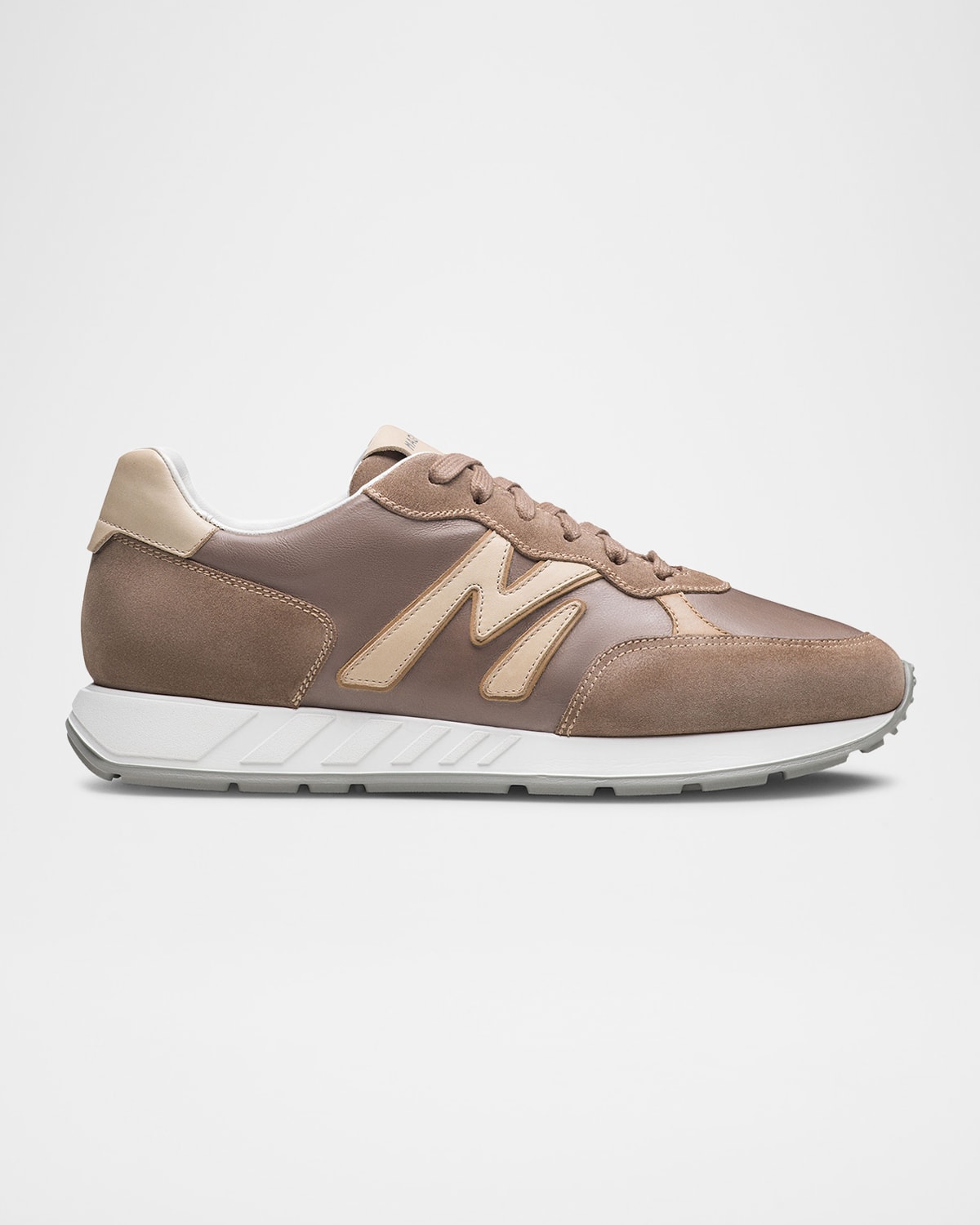 Men's Yoki Leather and Suede Runner Sneakers