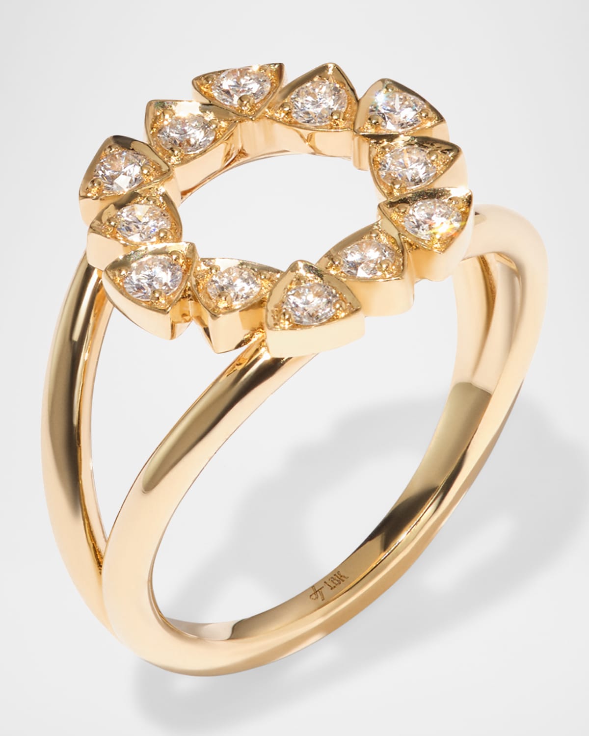 18K Yellow Gold Della Diamond Ring