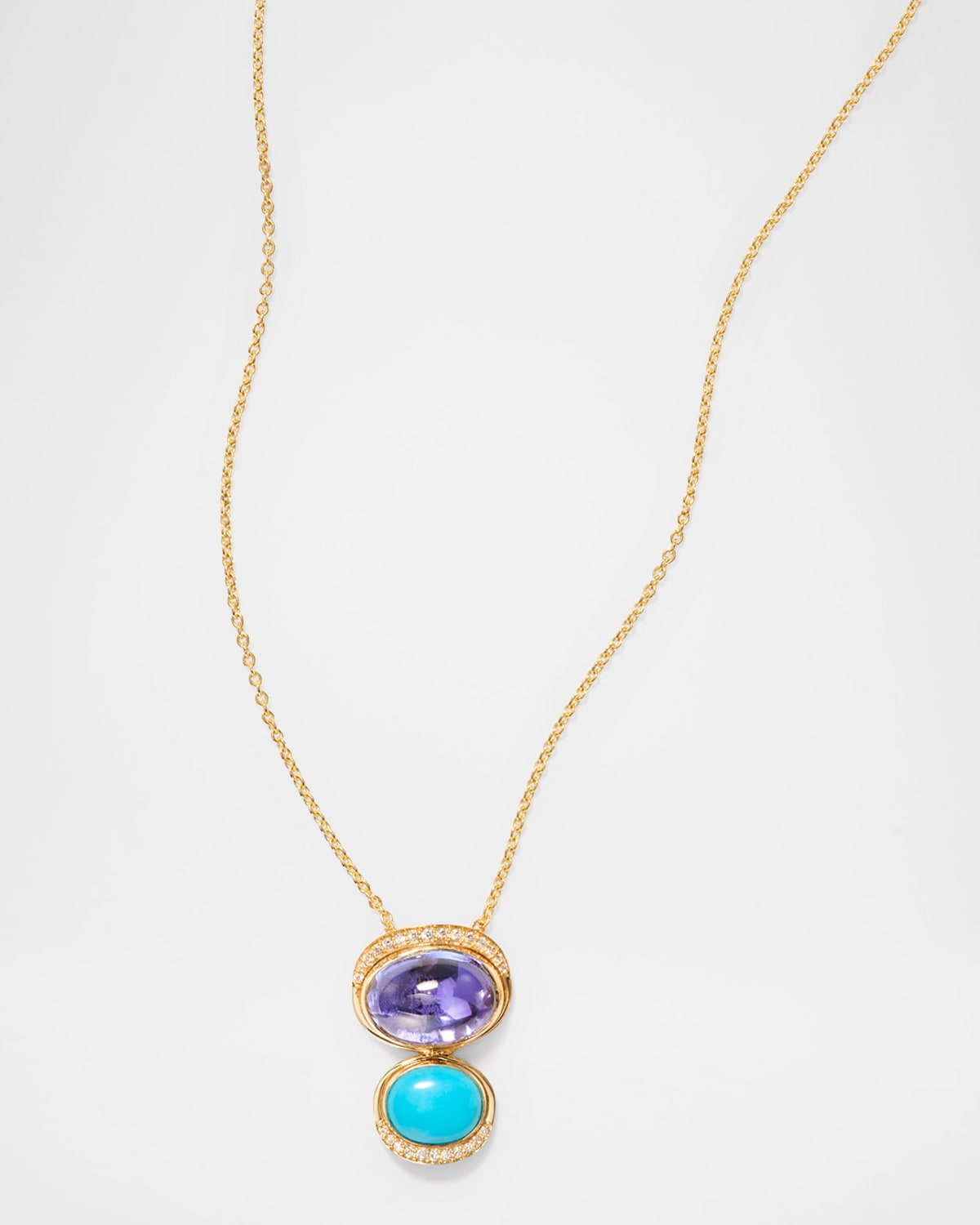 Aurora Crescent Drop Pendant