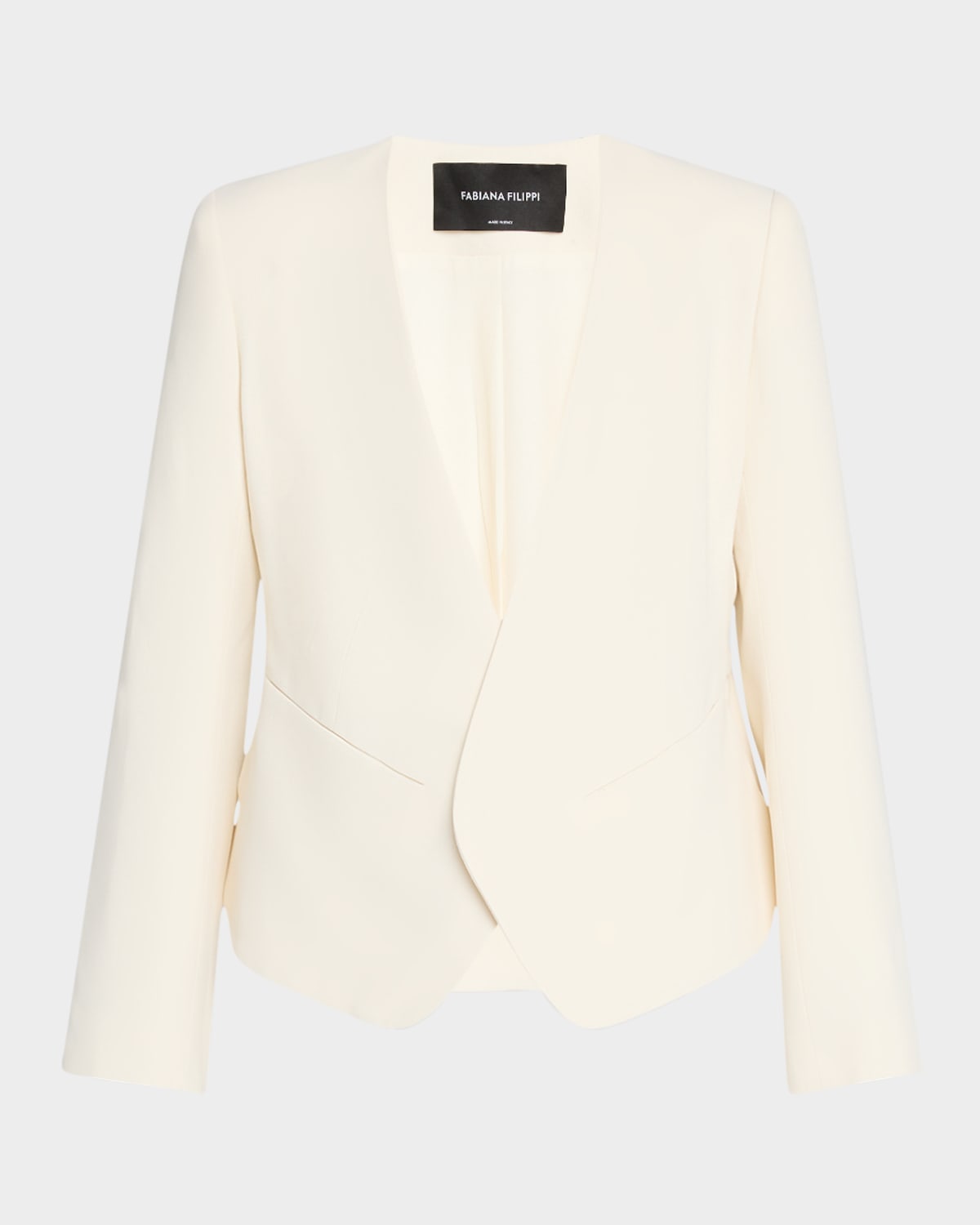 Fabiana Filippi Embellished Open-front Cady Jacket