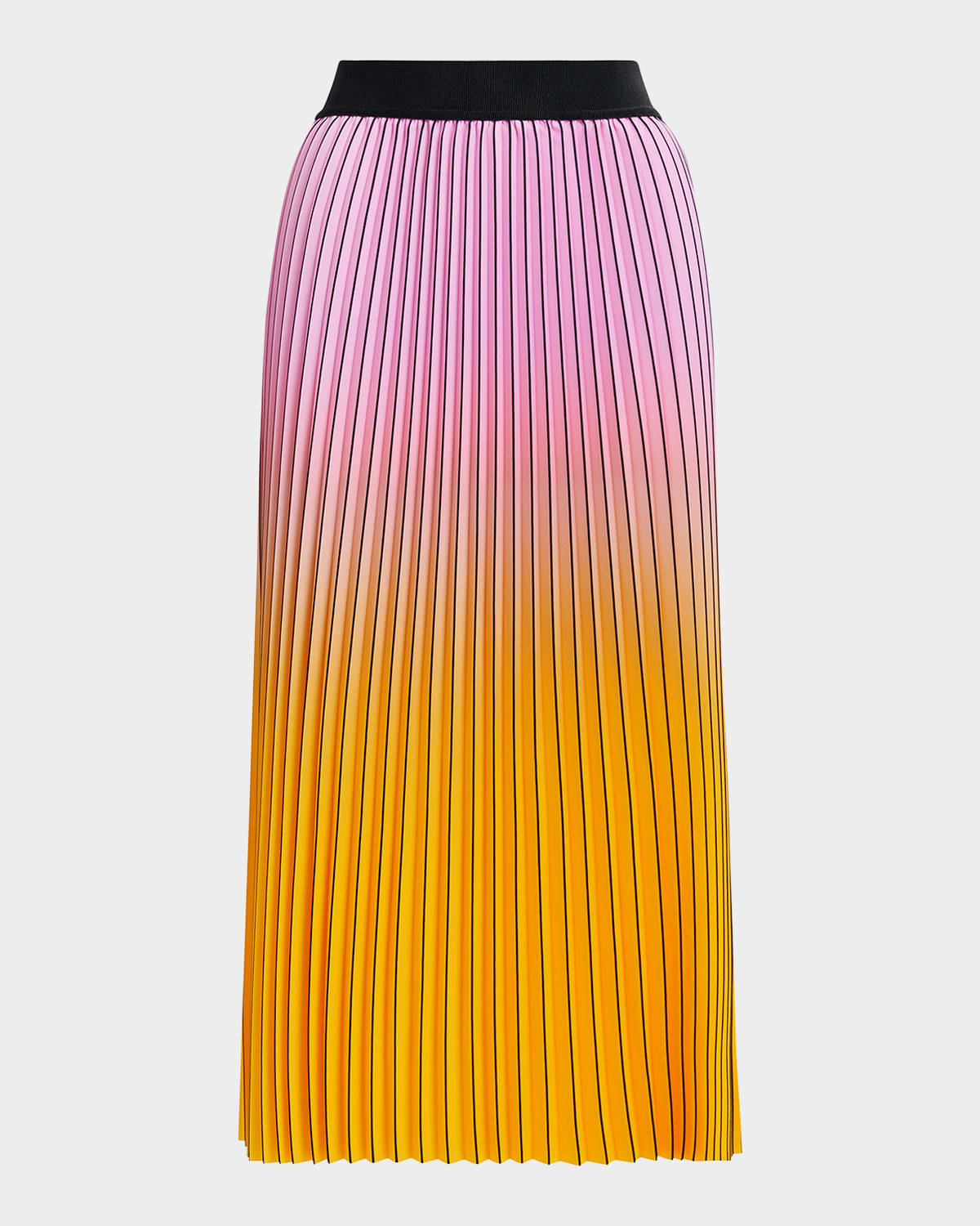 Haries Pleated Midi Skirt