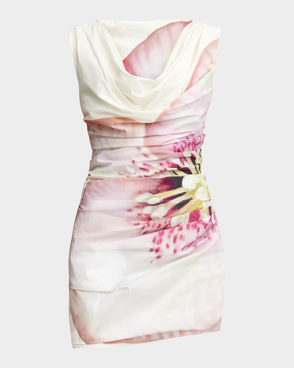 Shiloh Floral Ruched Mini Dress