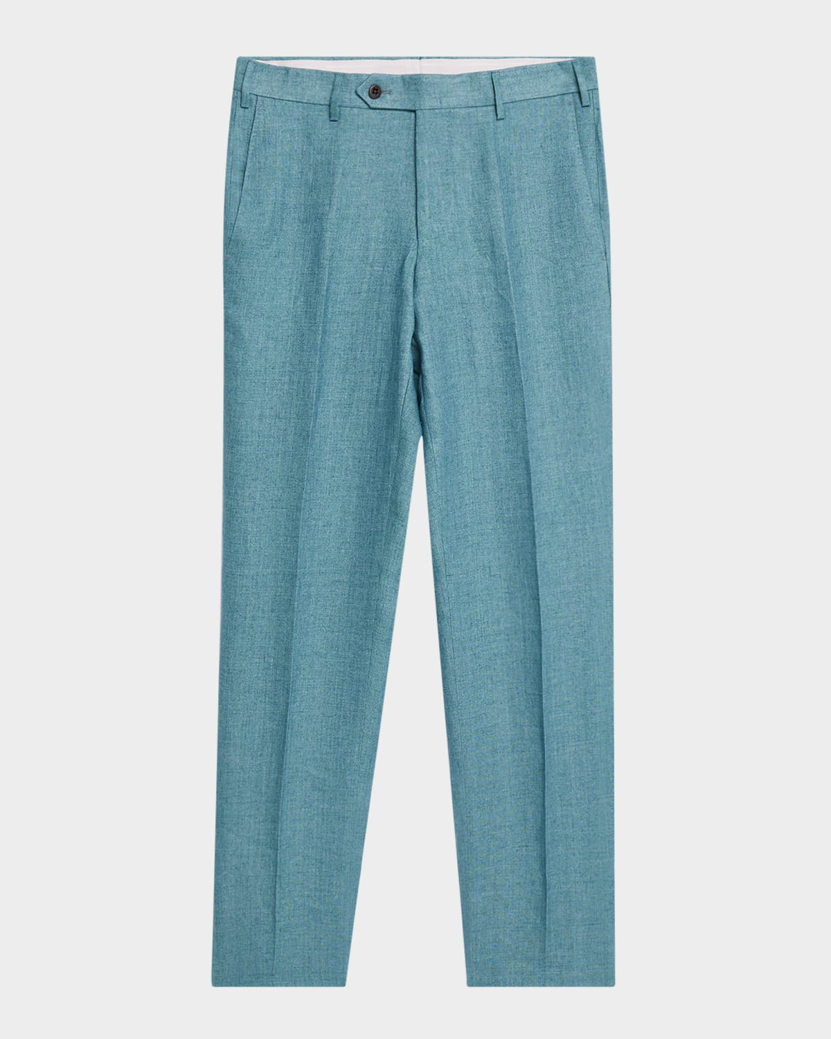 Men's Parker Linen Flat-Front Pants
